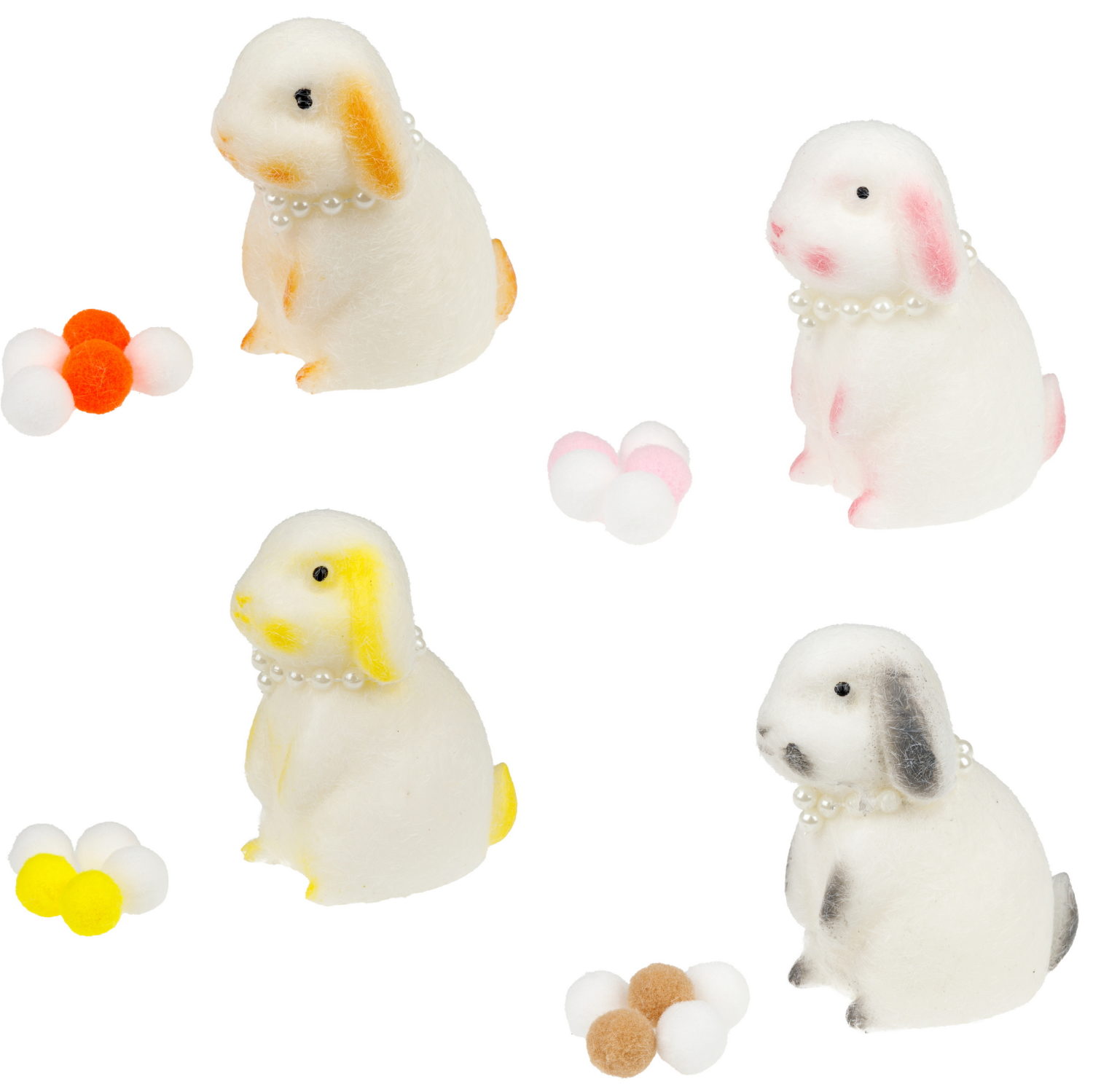 Таба сквиш 1TOY Крутой замес Пушок кролик, 8х6х4 см