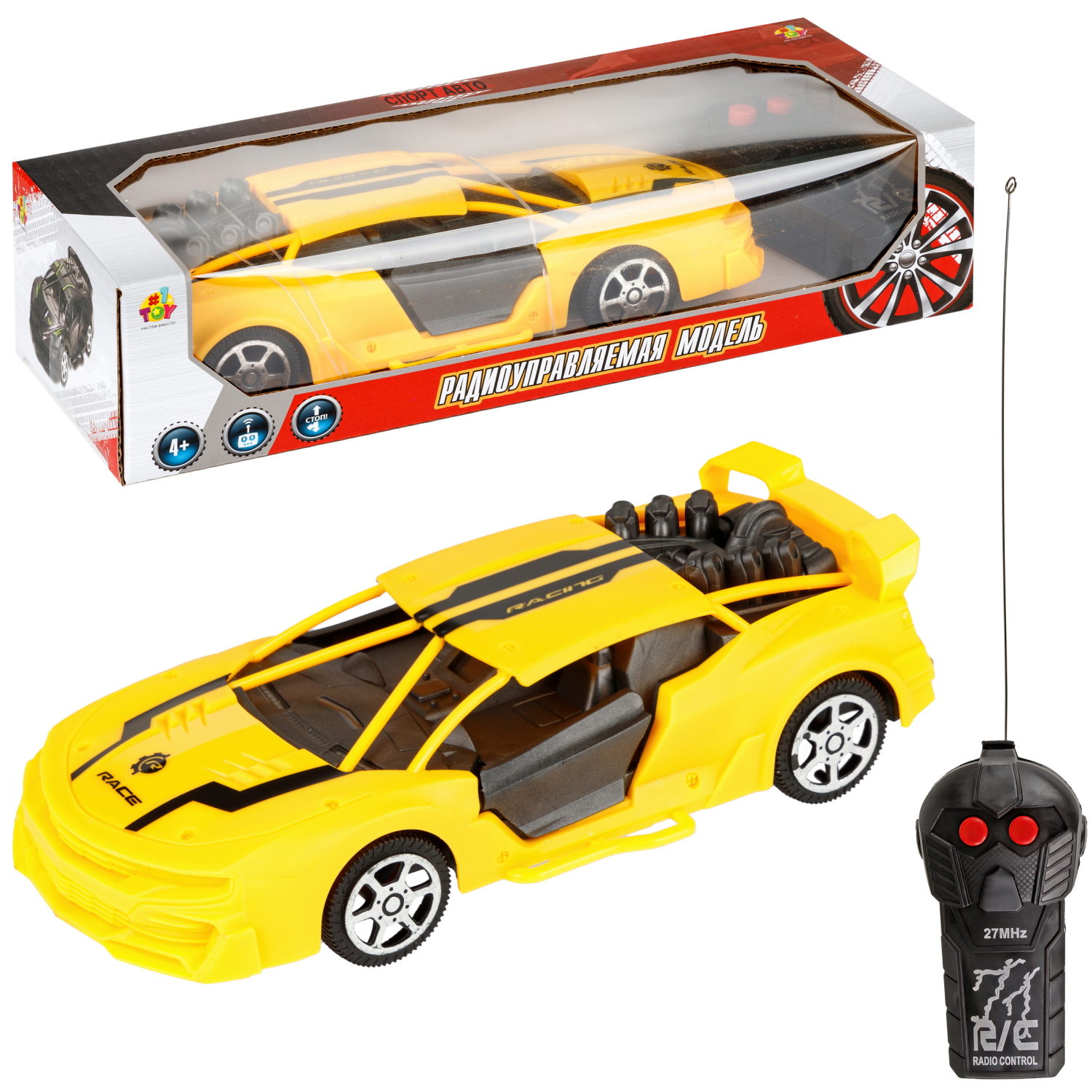 Машинка на пульте управления 1TOY Спортавто