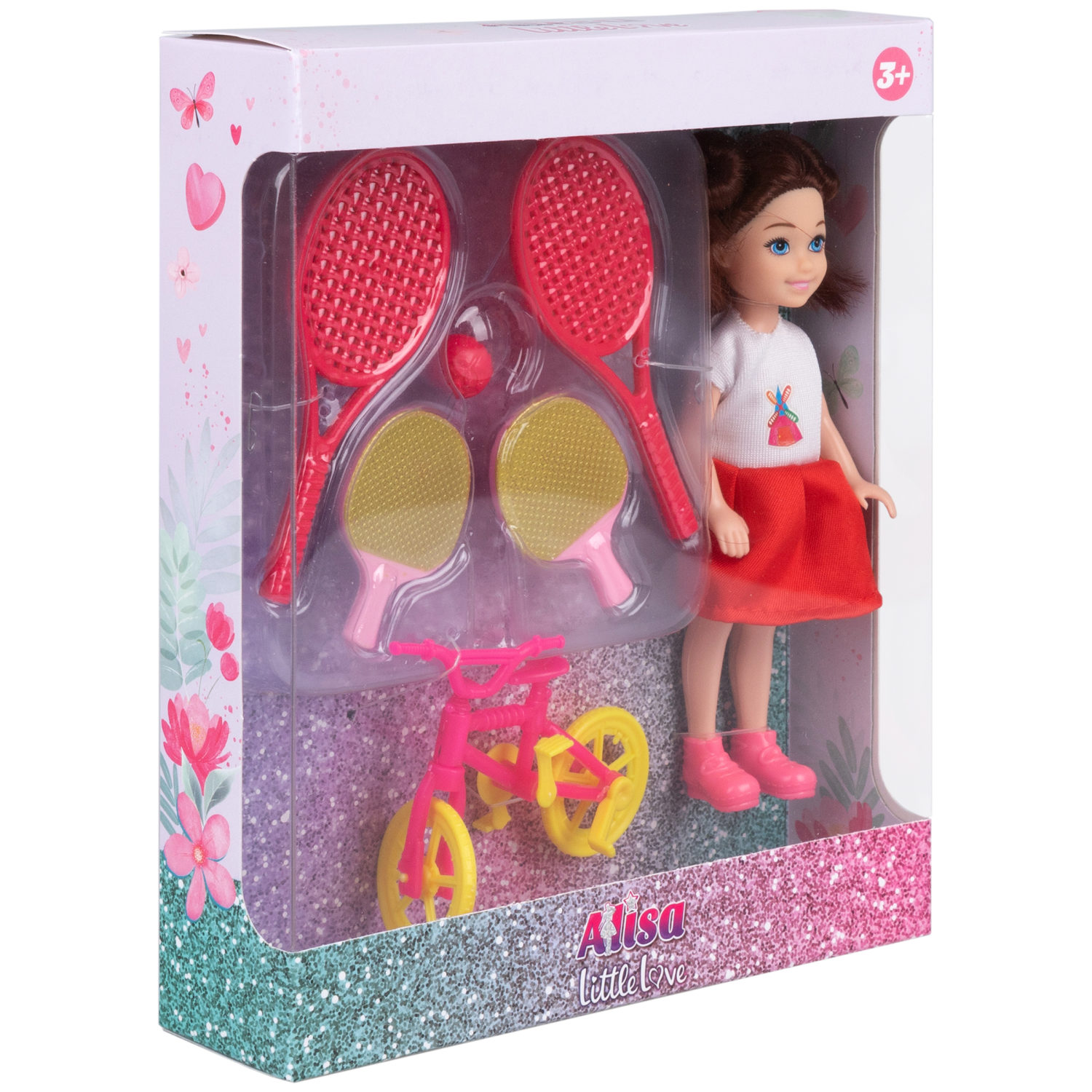 Кукла 1TOY ALISA LITTLE LOVE, 14,4 см, игровой набор