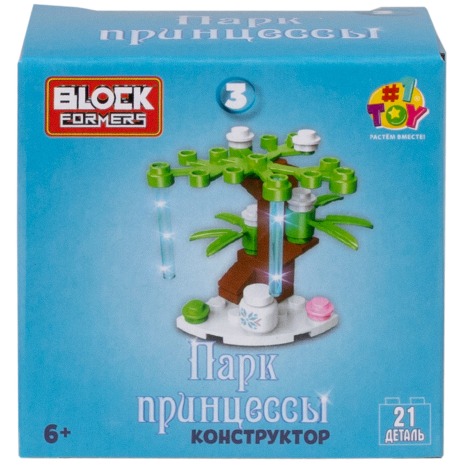 1TOY конструктор Blockformers "Парк принцессы", в ассортименте 10 видов