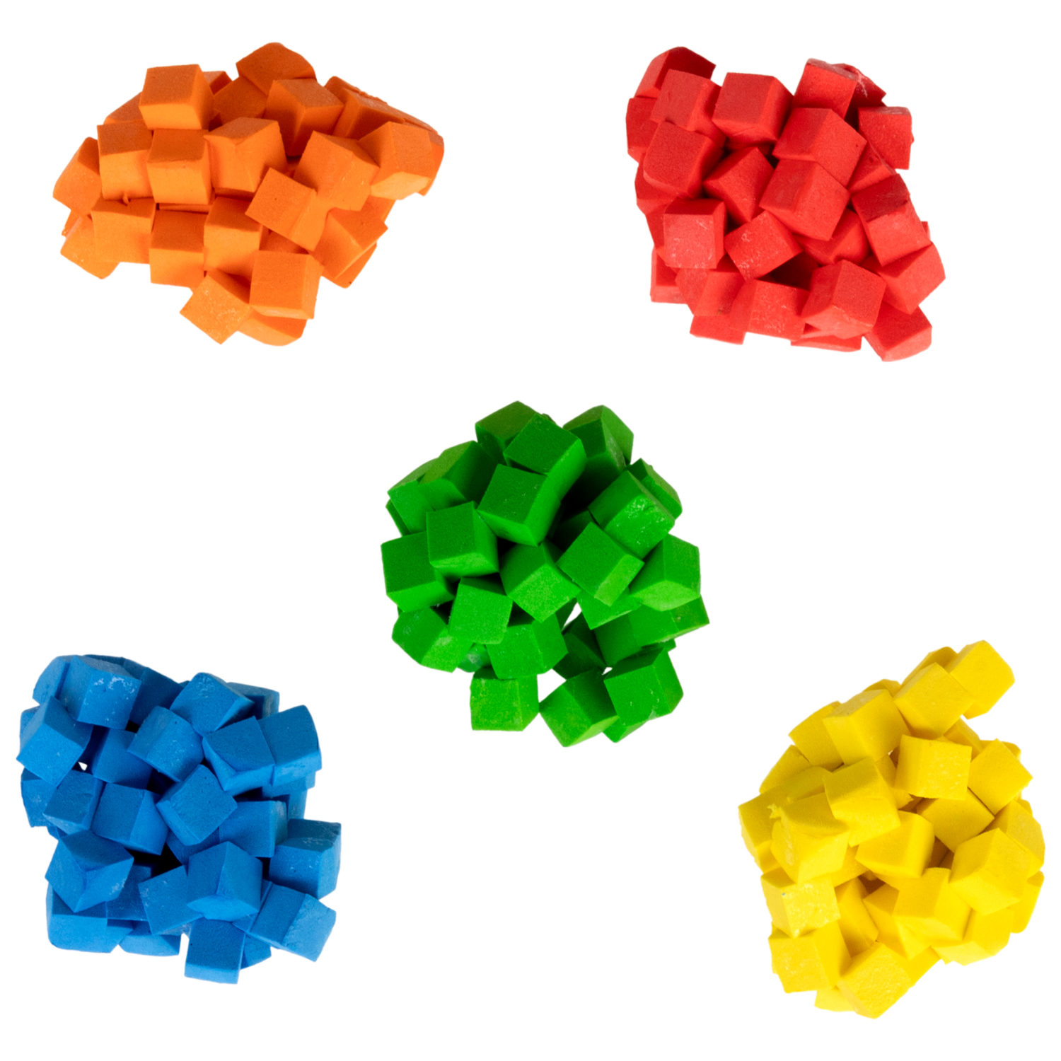 Конструктор-пластилин Gummy Blocks Микс липучка, липкий, мягкий