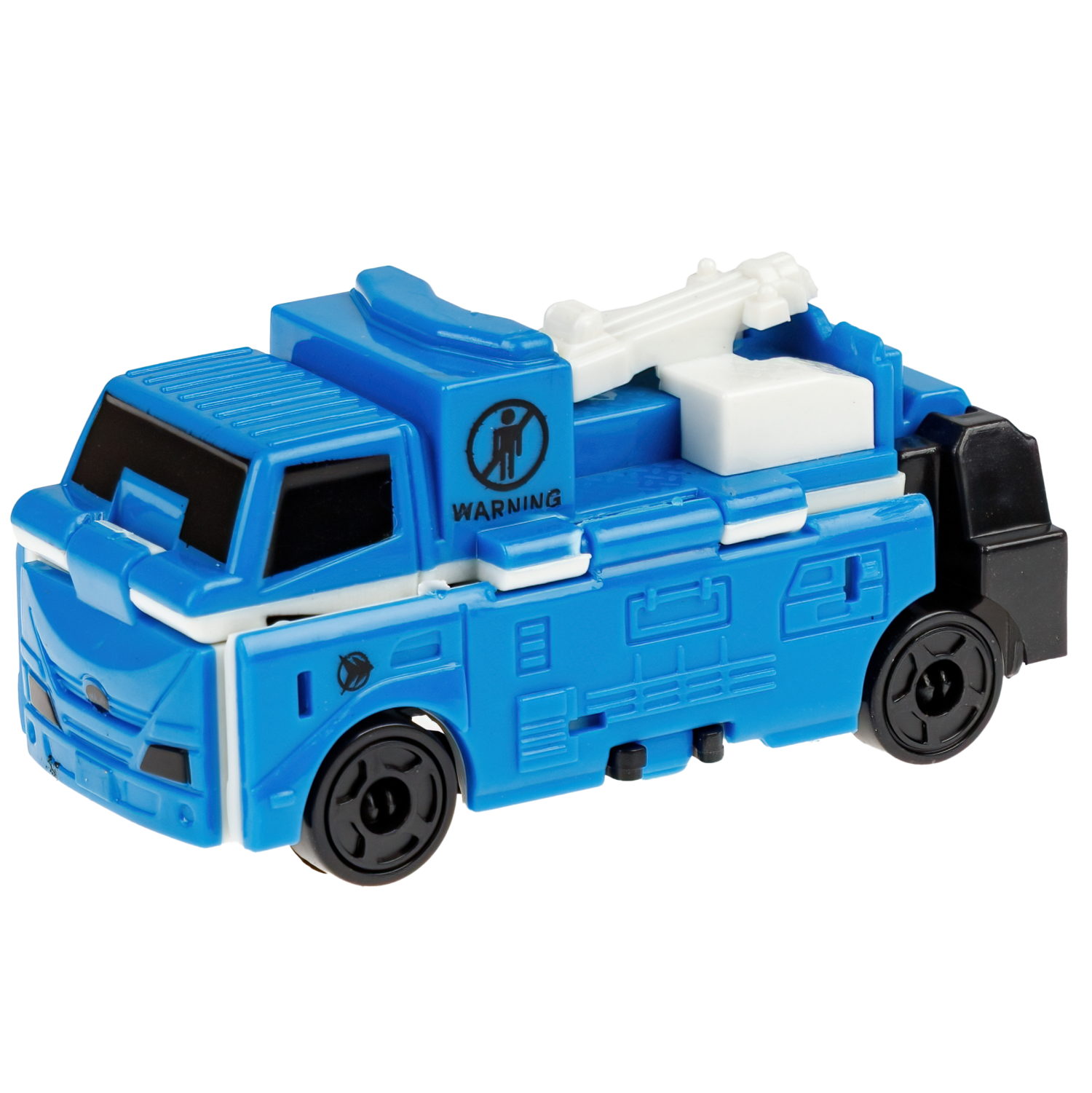 Машинка 2в1 1TOY Transcar Double: Эвакуатор - Бетономешалка, 8 см