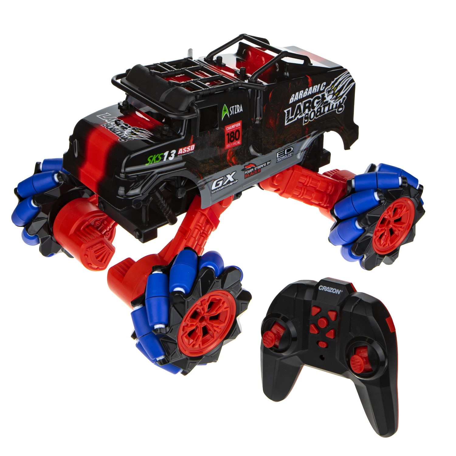 Машинка на пульте управления 1TOY Драйв, Монстр-трак Динозавр, в ассортименте