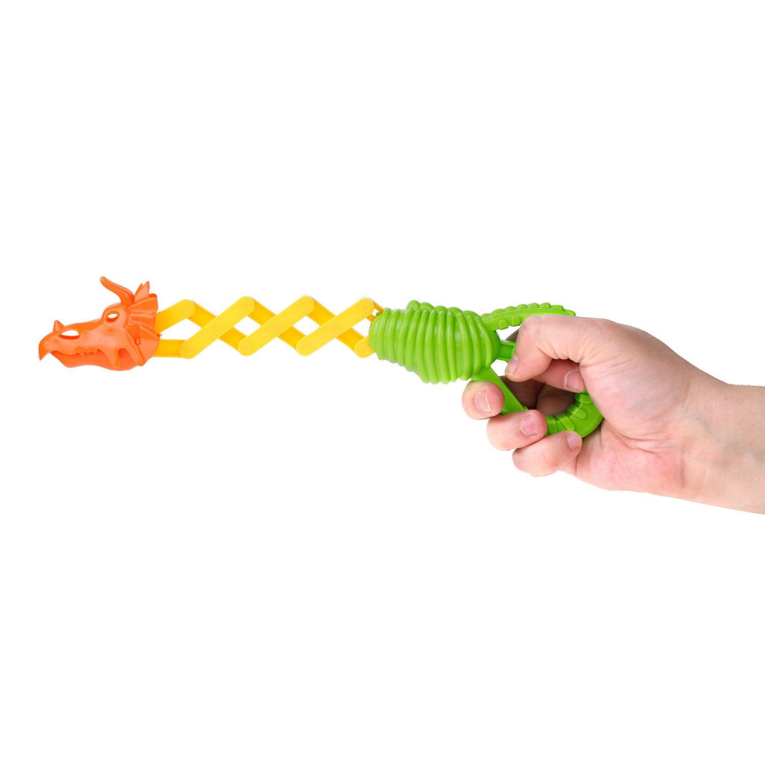 1TOY Хваталка в виде головы животного 24 см., 8 видов в ассорт., бирка, сетка