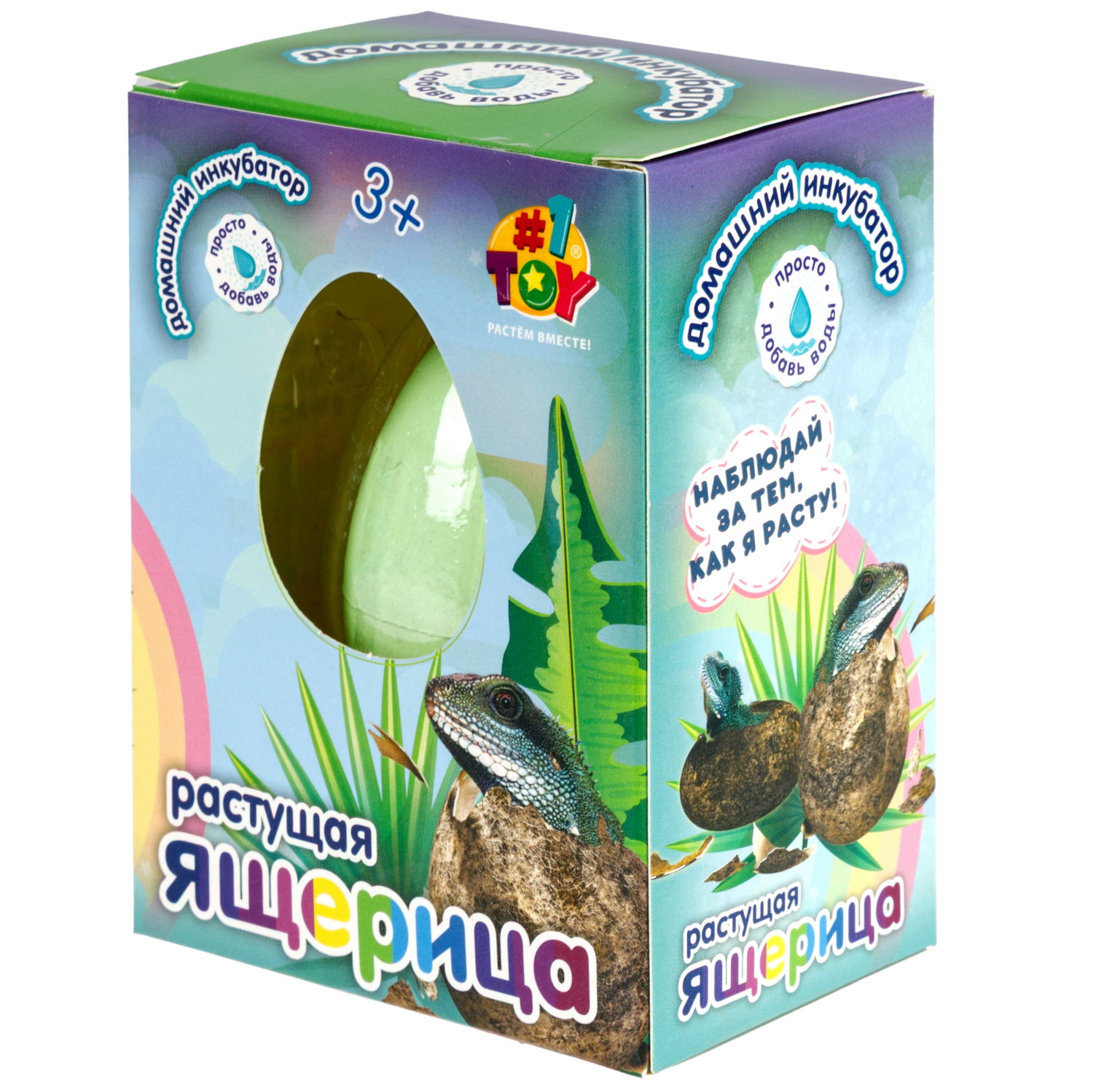 Набор для выращивания 1TOY Домашний инкубатор, растущая игрушка Ящерица