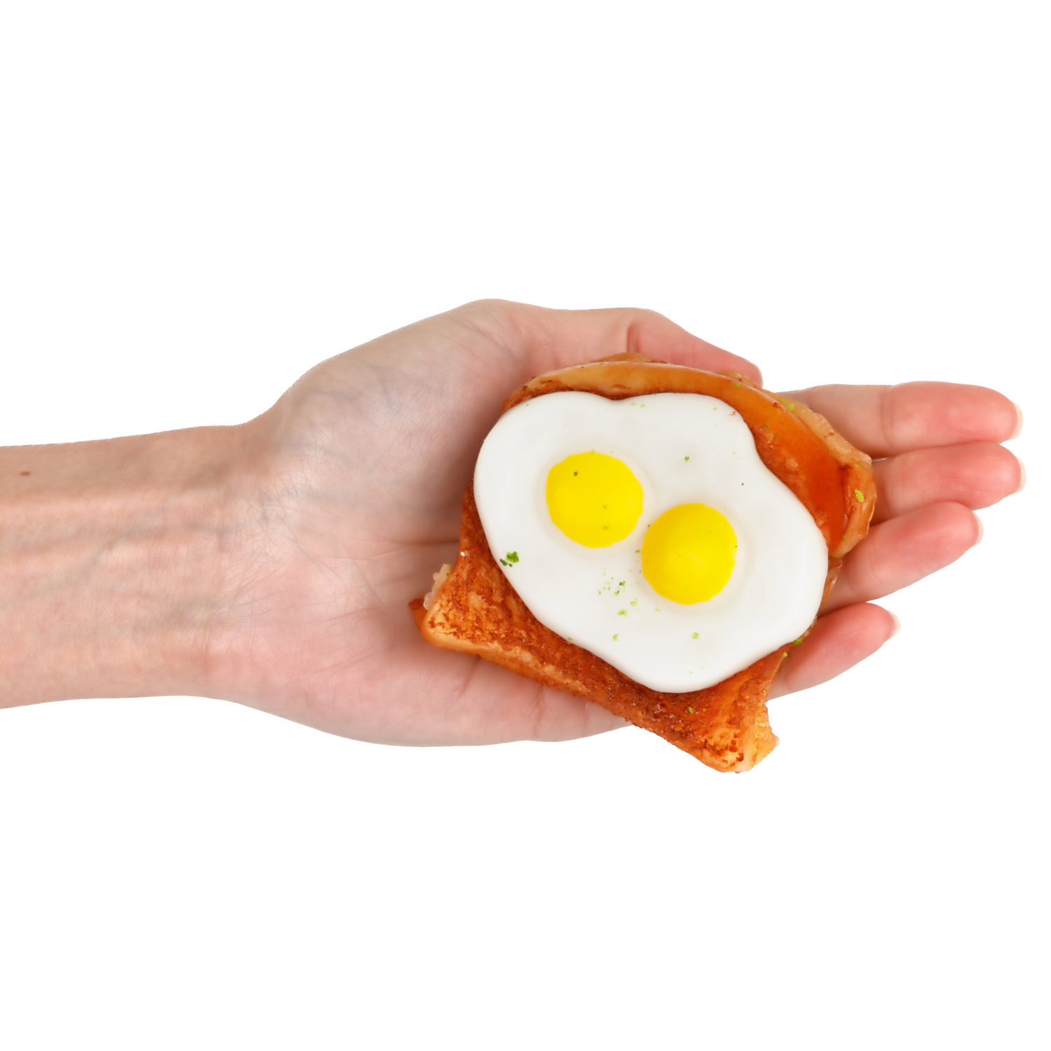 Игрушка-антистресс 1TOY Крутой замес «Тост с яичницей»