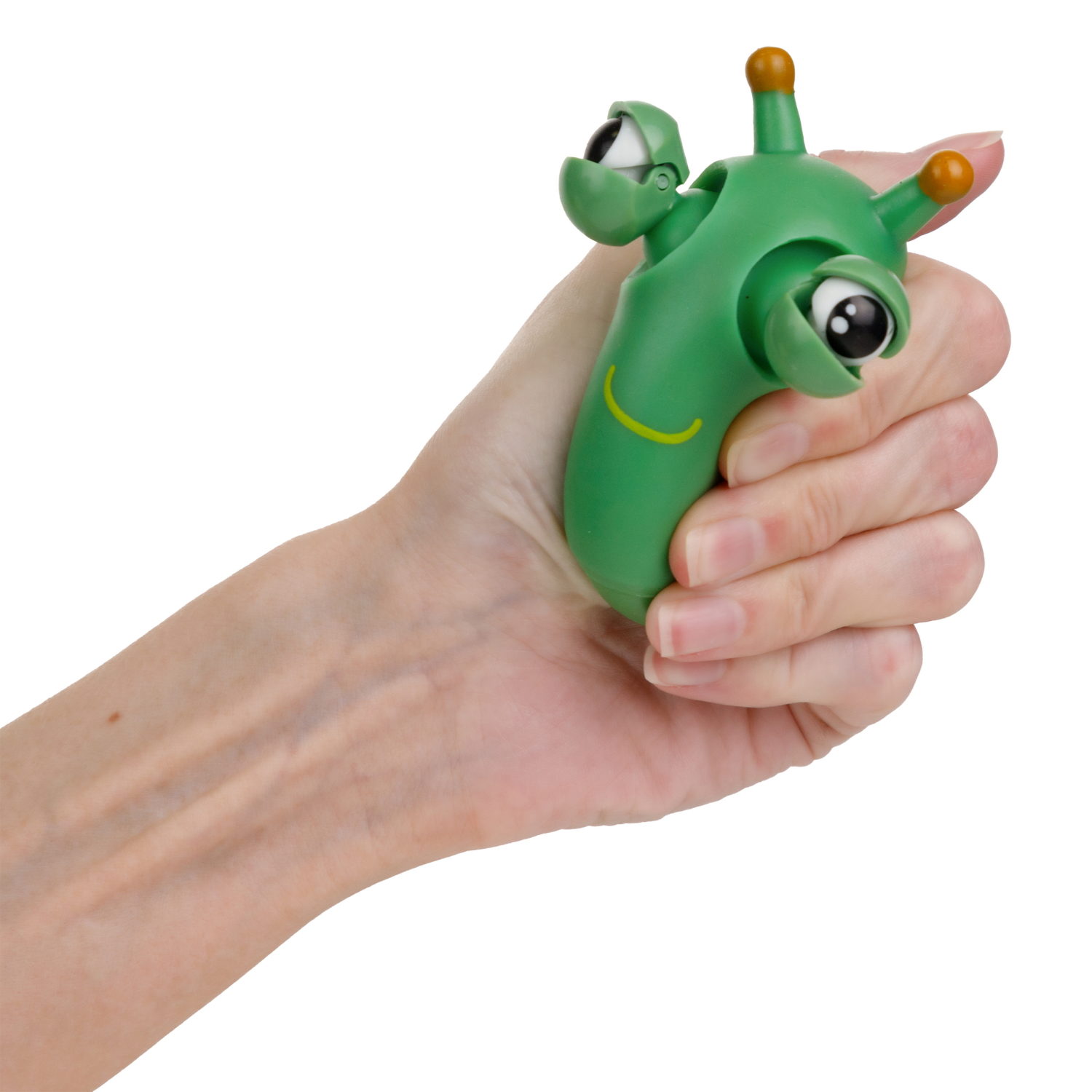 1toy Пучеглаз-антистресс "Гусеница" 4,4х4,9х7,3 см