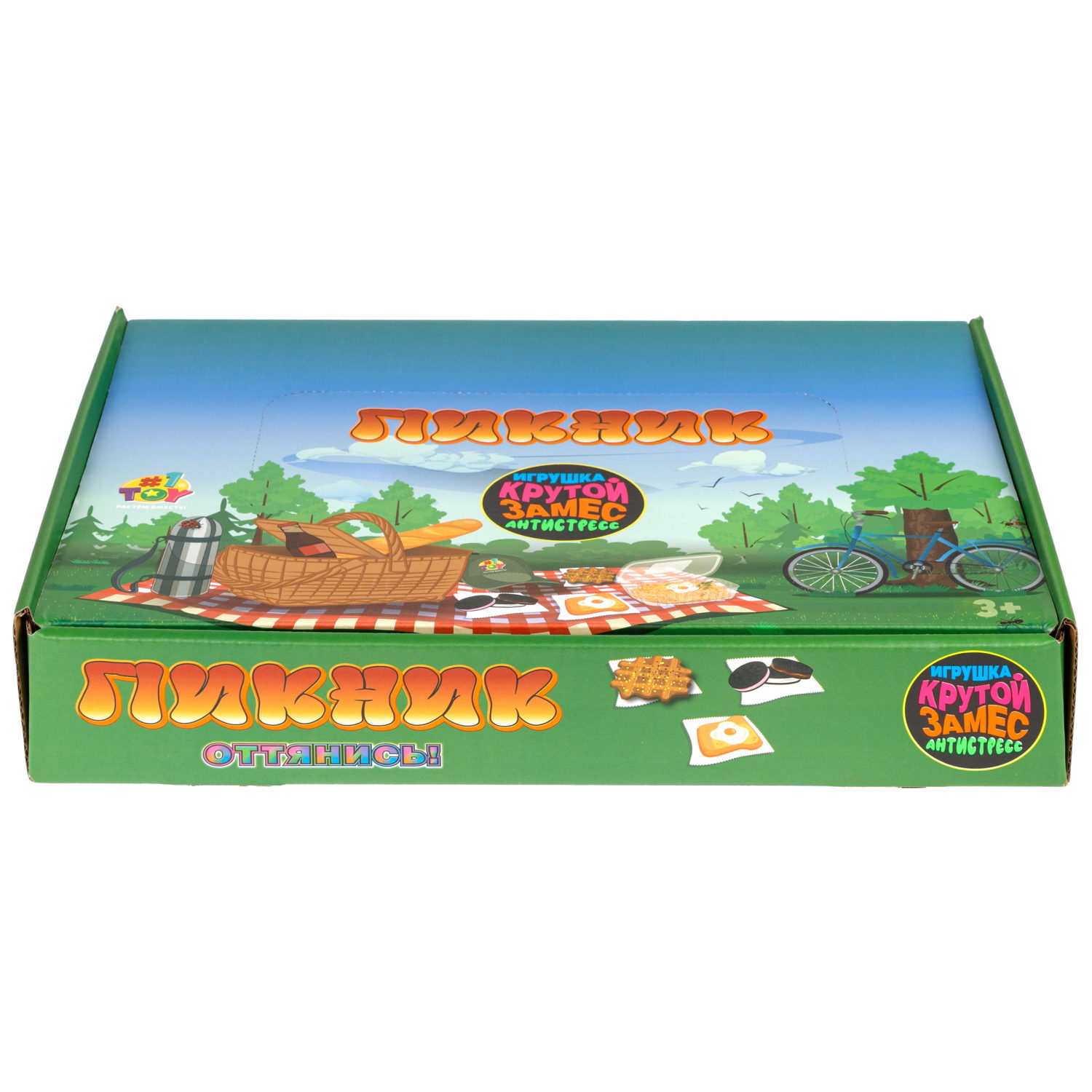 Таба сквиш 1TOY Крутой замес антистресс-игрушка для рук, 2 вида в ассортименте