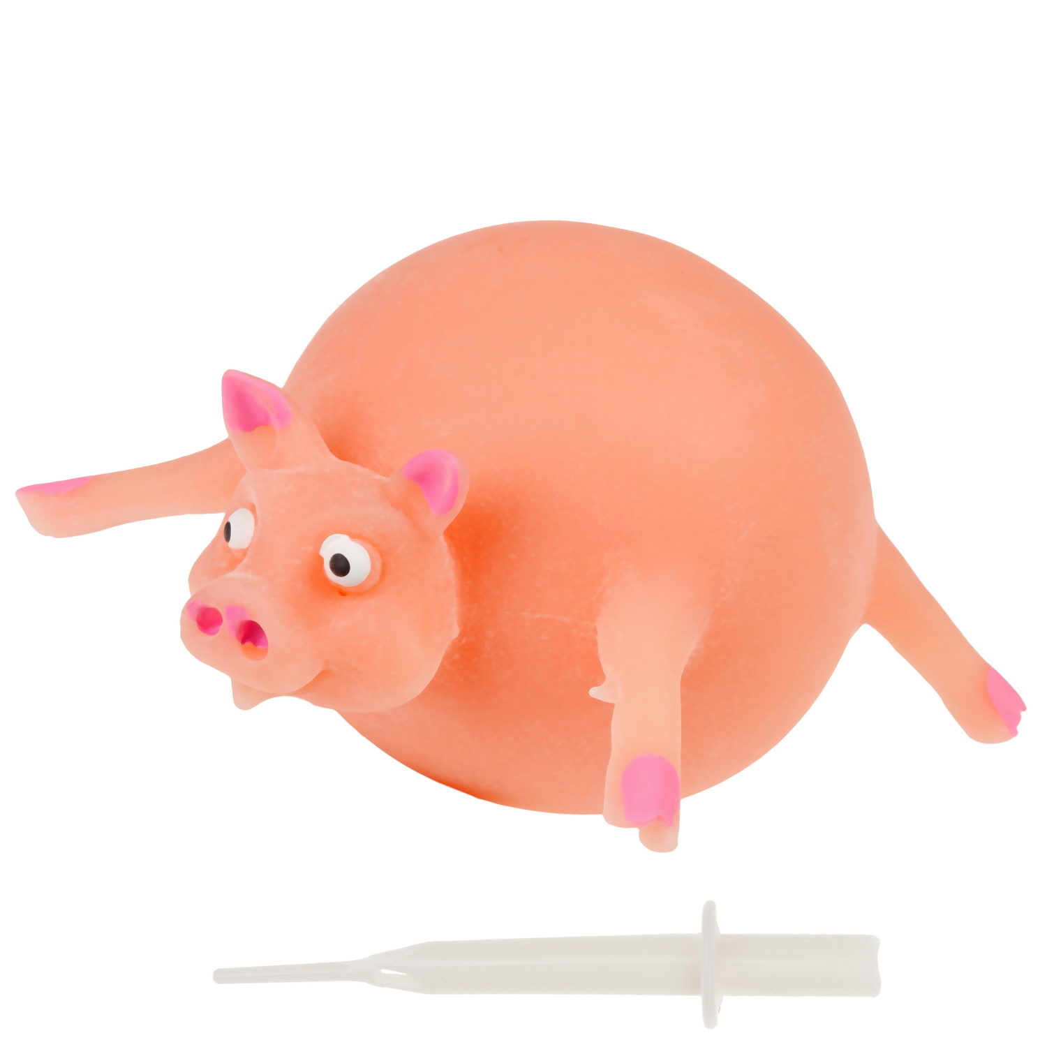 Игрушка ДУТИКИ 1TOY Животные, максимальный размер 30 см, свинья