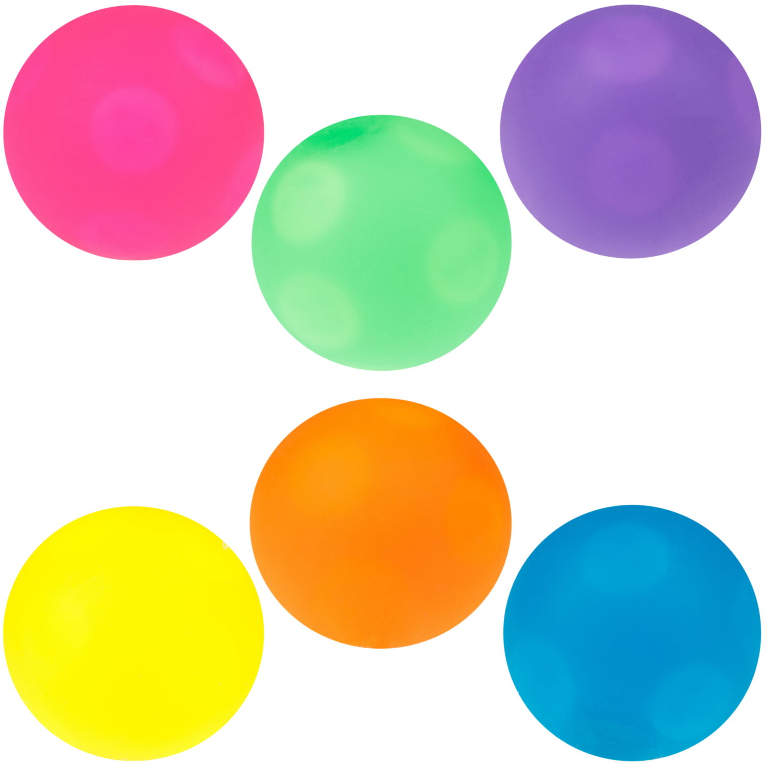 Антистресс-игрушка 1TOY Крутой замес Шар со смайликом внутри, в ассортименте, 6 см