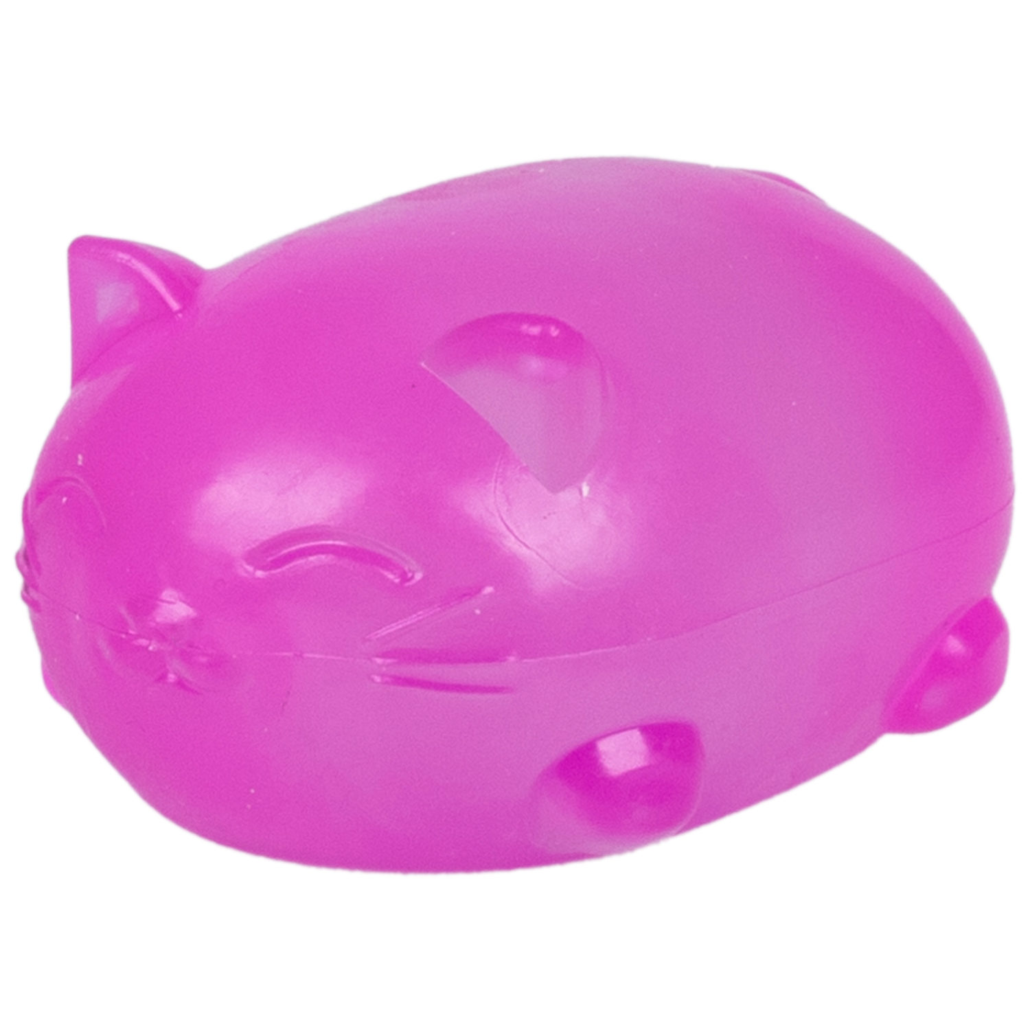 Антистресс-игрушка для рук 1TOY Крутой замес Супергель котик 4 цвета в ассортименте, 6*7,7 см