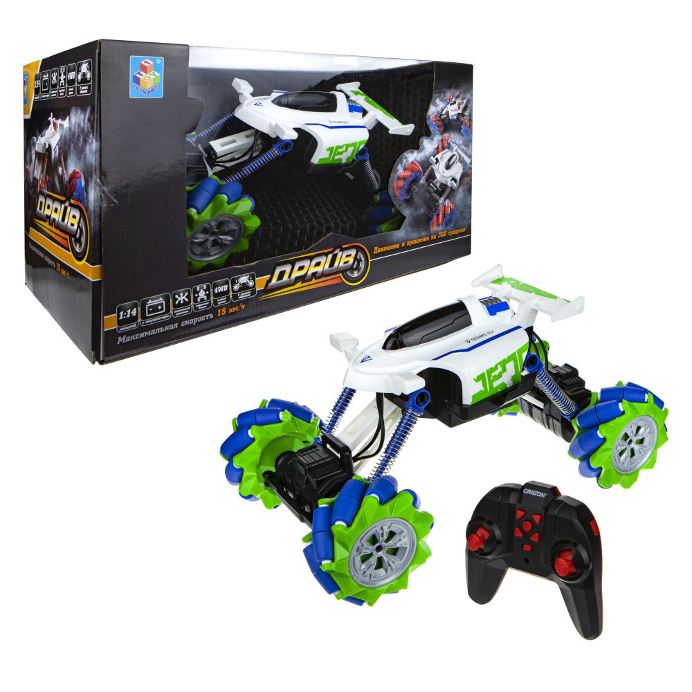 Машинка на пульте управления 1TOY  внедорожник