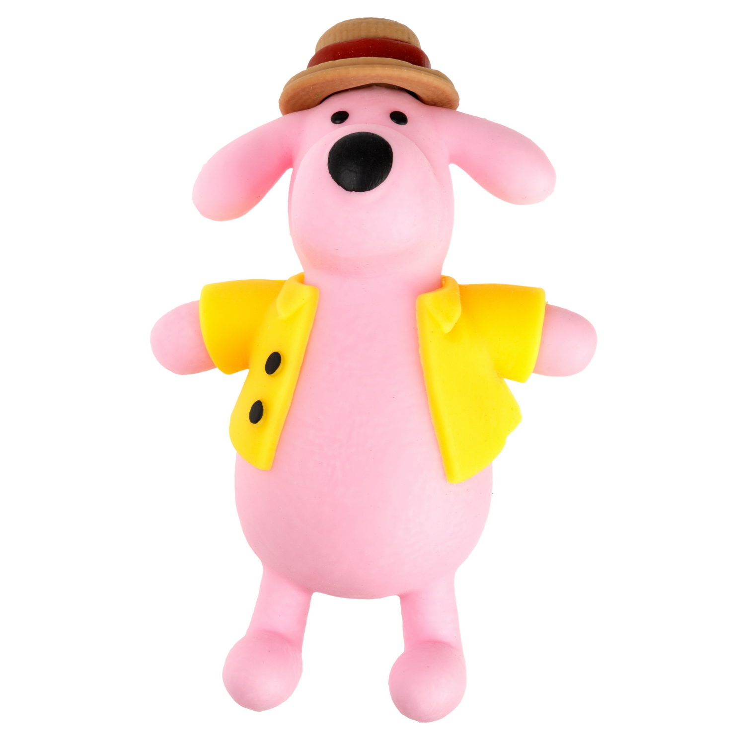 Антистресс-игрушка 1TOY Крутой замес собака в костюме, 15х11 см