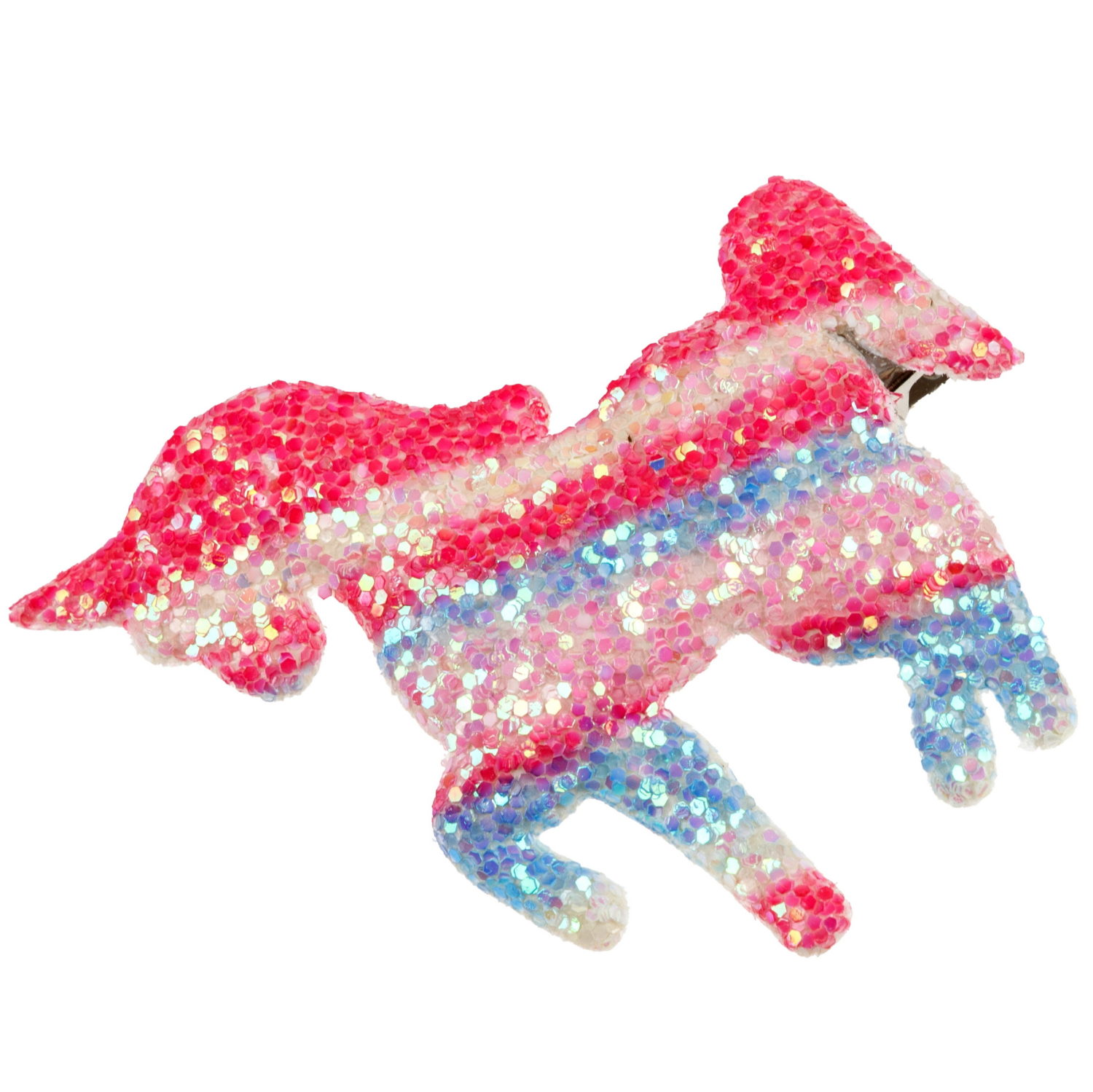 Заколки для волос Lukky Fashion Единорог детские, для девочки, зажимы, 3 цвета в ассортименте, набор 2 шт.