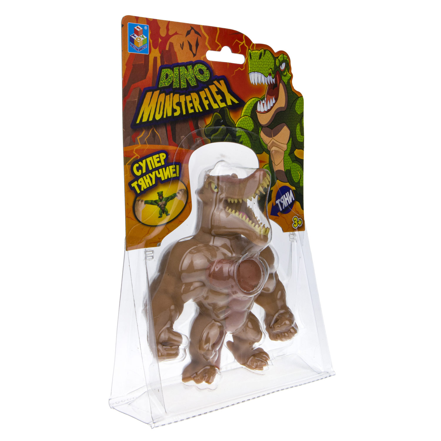 1TOY MONSTER FLEX DINO, тянущиеся фигурки 14см, 14 видов в ассортименте