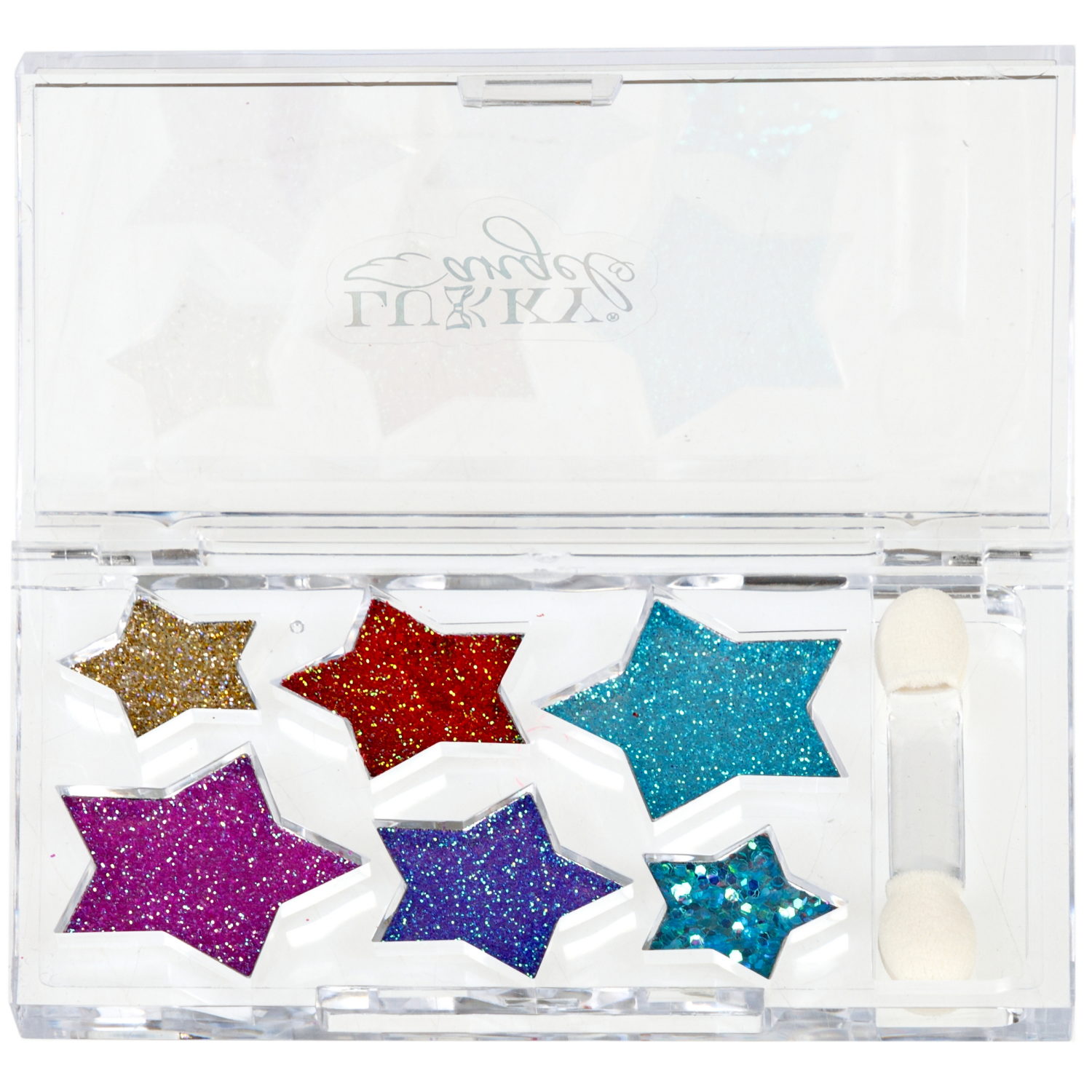 Палетка крем-теней для век детских Lukky Angel, «Звездочки», 6 цветов, 5,4 г