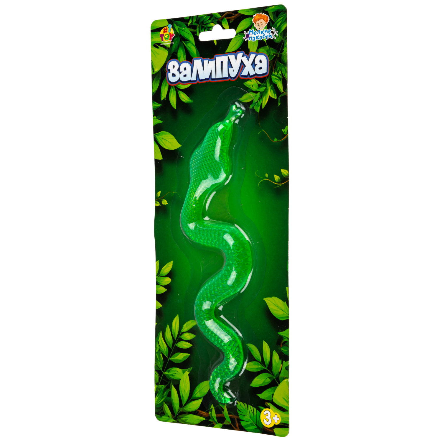 Жмяка липучая 1TOY Залипуха Змея, лизун