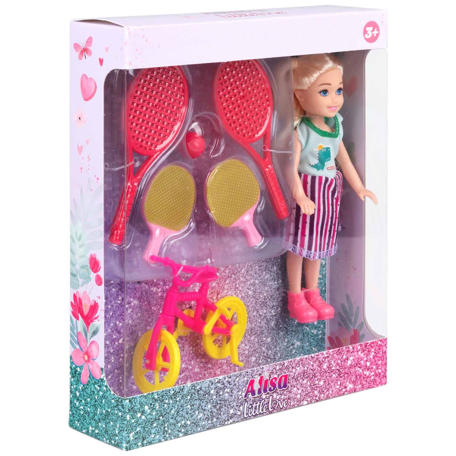 Кукла 1TOY ALISA LITTLE LOVE, 14,4 см, игровой набор