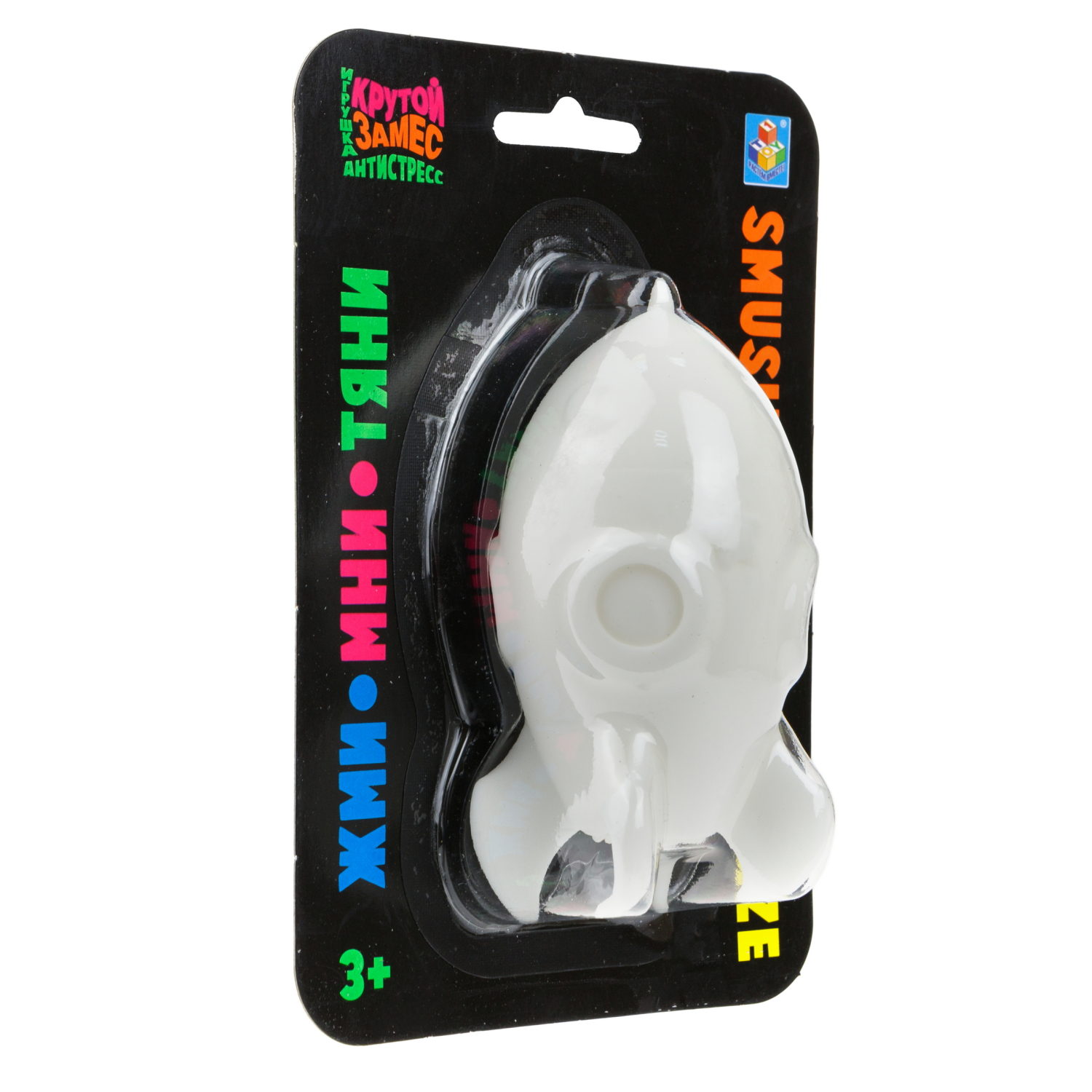 Антистресс-игрушка для рук 1TOY Крутой замес Ракета, жмякалка, мялка, 11 см, 6 цветов в ассортименте