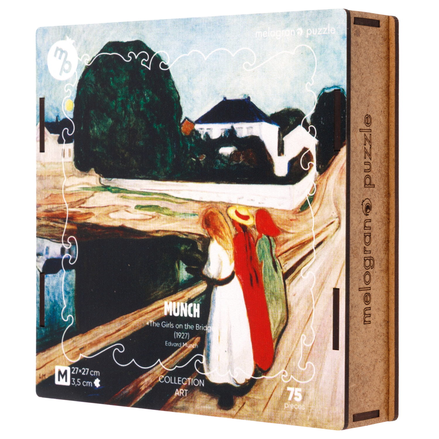 Пазлы Collection Art Эдвард Мунк Девушки на мосту, 75 деталей