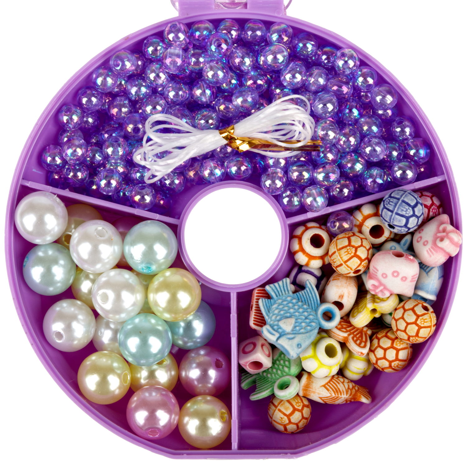 Игровой набор для создания украшений в упаковке пончик, в ассортименте