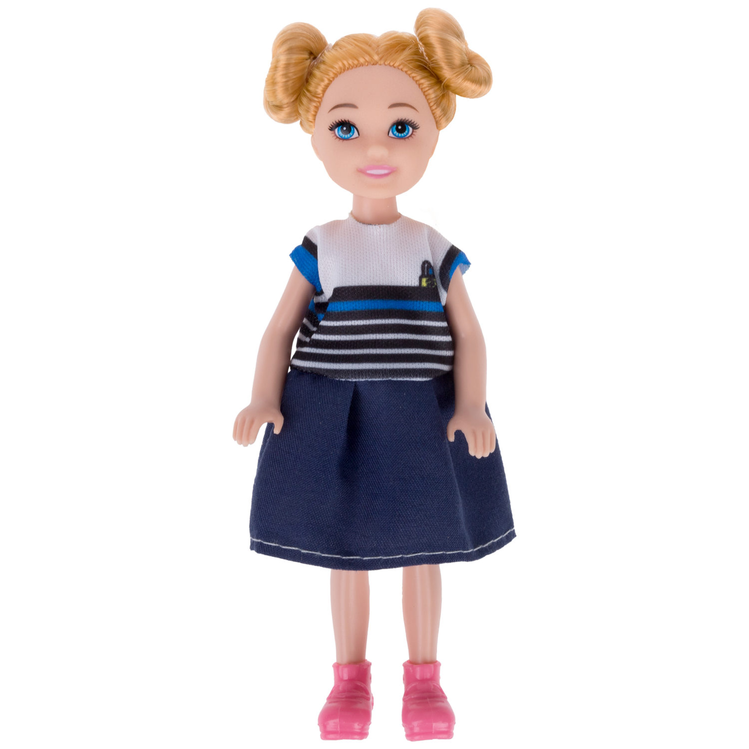 Кукла Alisa Little Love 15,2 см, блондинка, с зеброй
