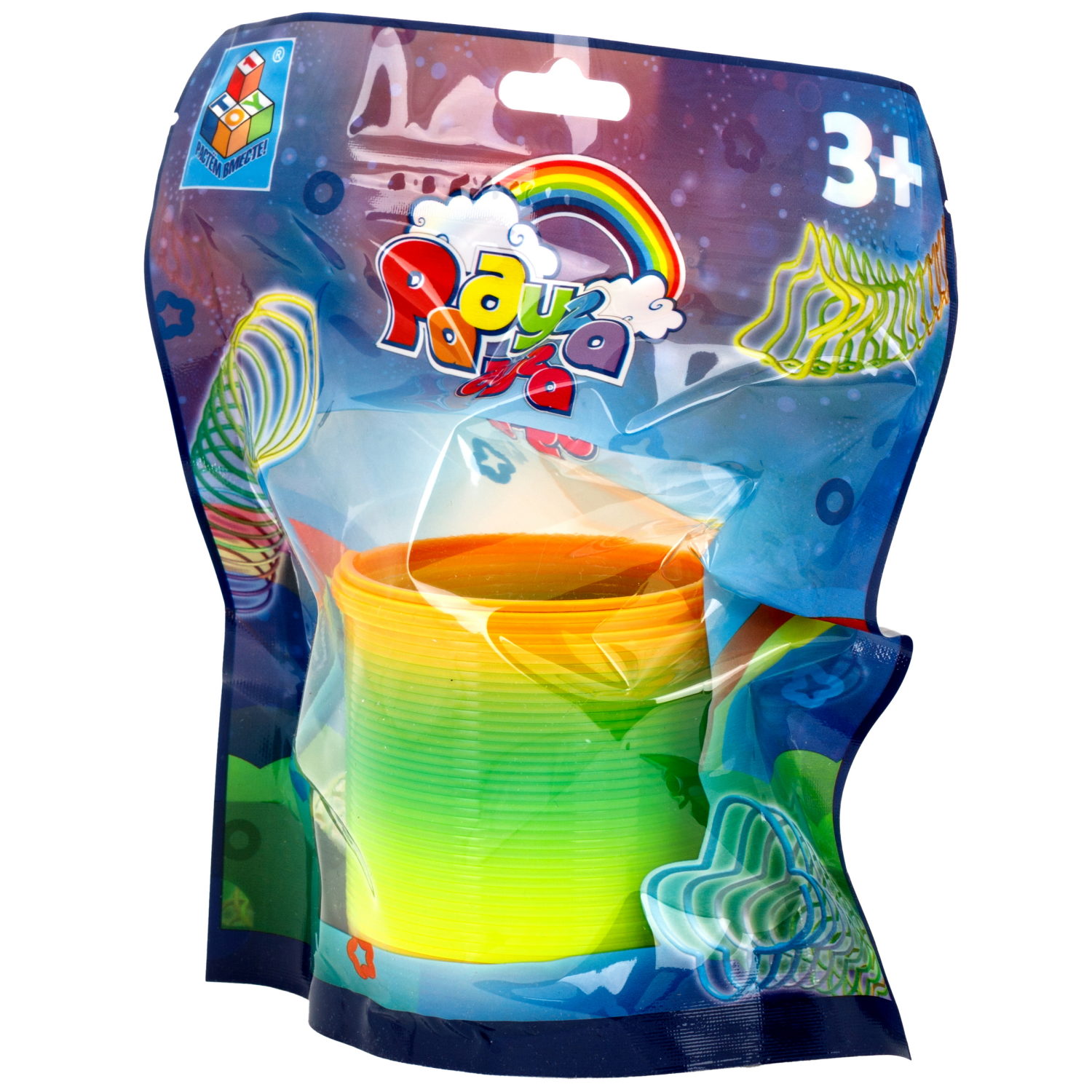 Пружинка радуга 1TOY «Радуга-дуга», 6,3*6,5 см