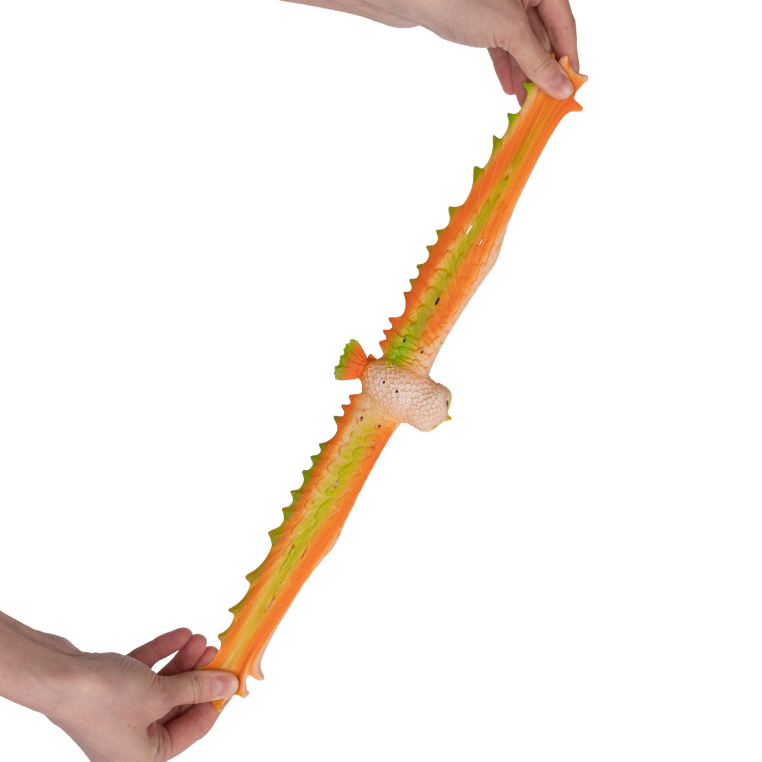 1TOY Супертянучка тягун в виде совы, оранжевый