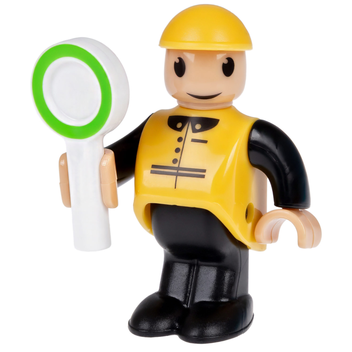 Деревянная железная дорога 1TOY GOODOK в коробке-трансформере, 56 элементов