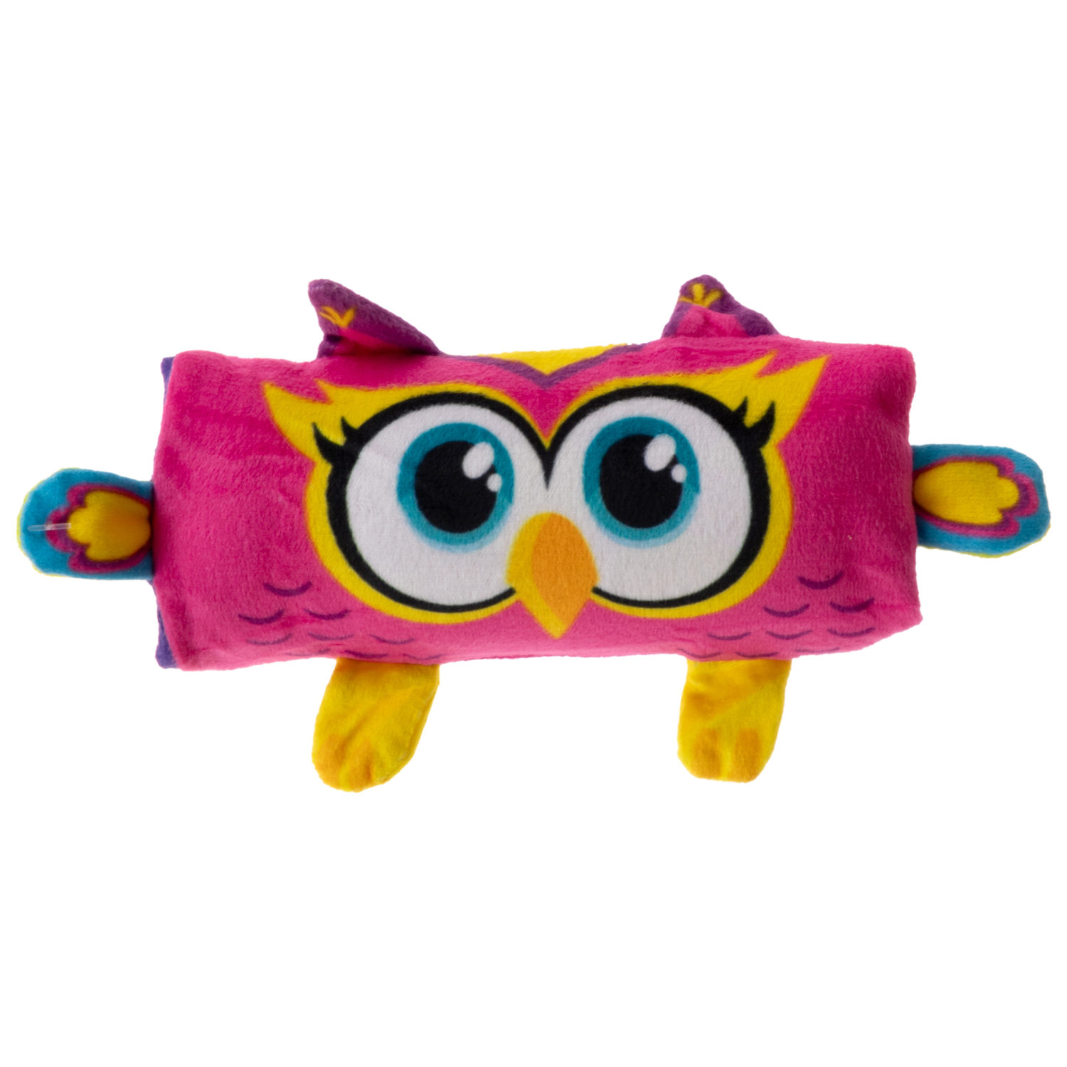 Скользун Вывернушка 2 в 1 1TOY Совы, плюшевая, игрушка-антистресс для рук