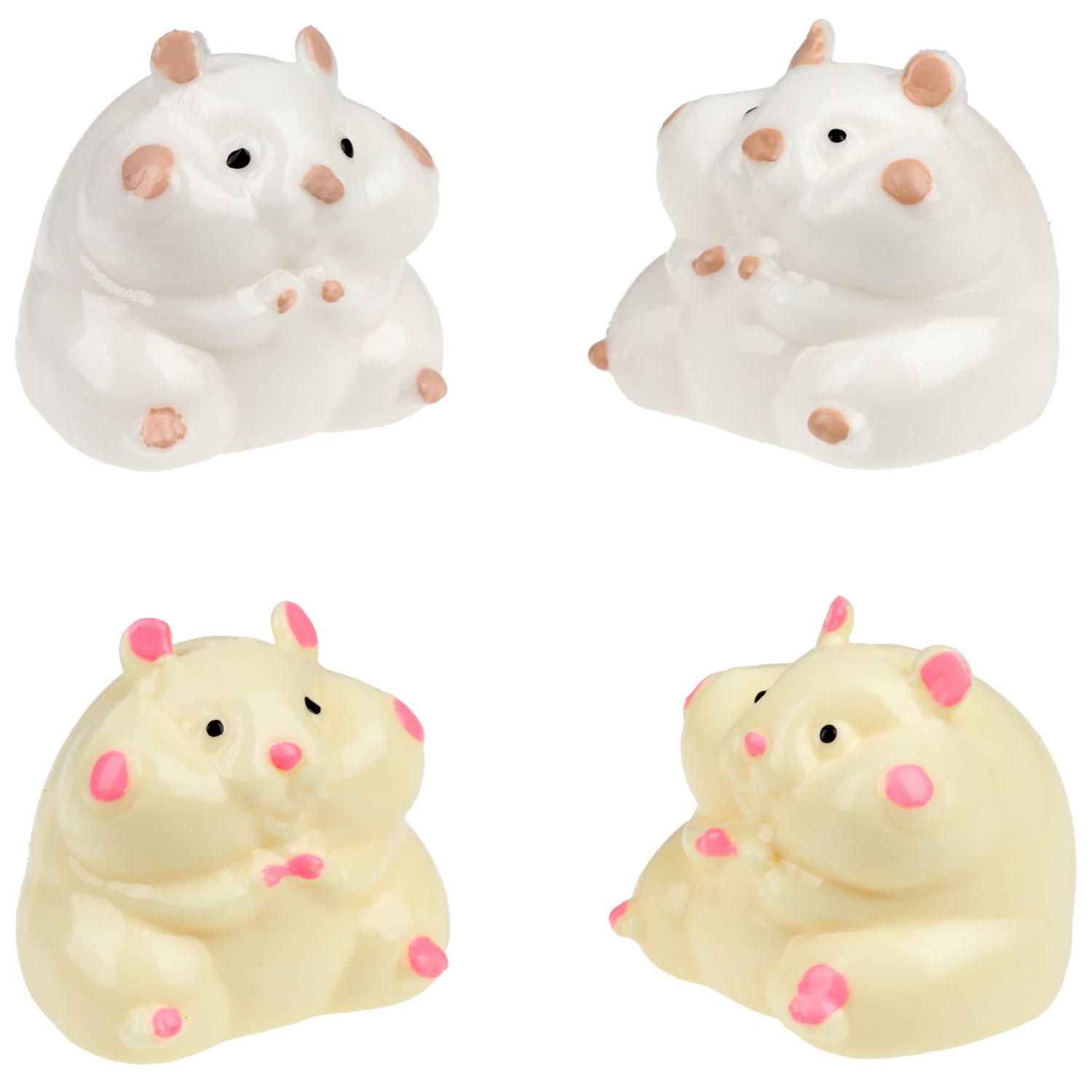 Антистресс-игрушка 1TOY Крутой замес Залиплющ хомяк, набор 2 шт., 5х5,5х4 см