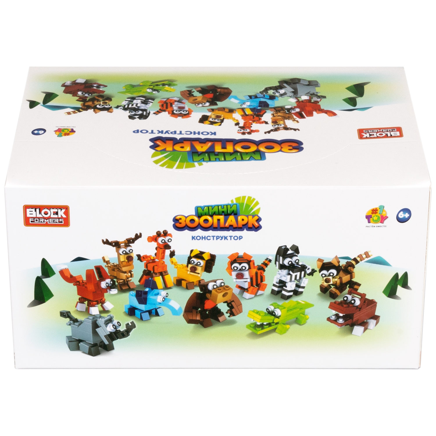 1Toy Blockformers "Мини зоопарк", в ассортименте 12 видов
