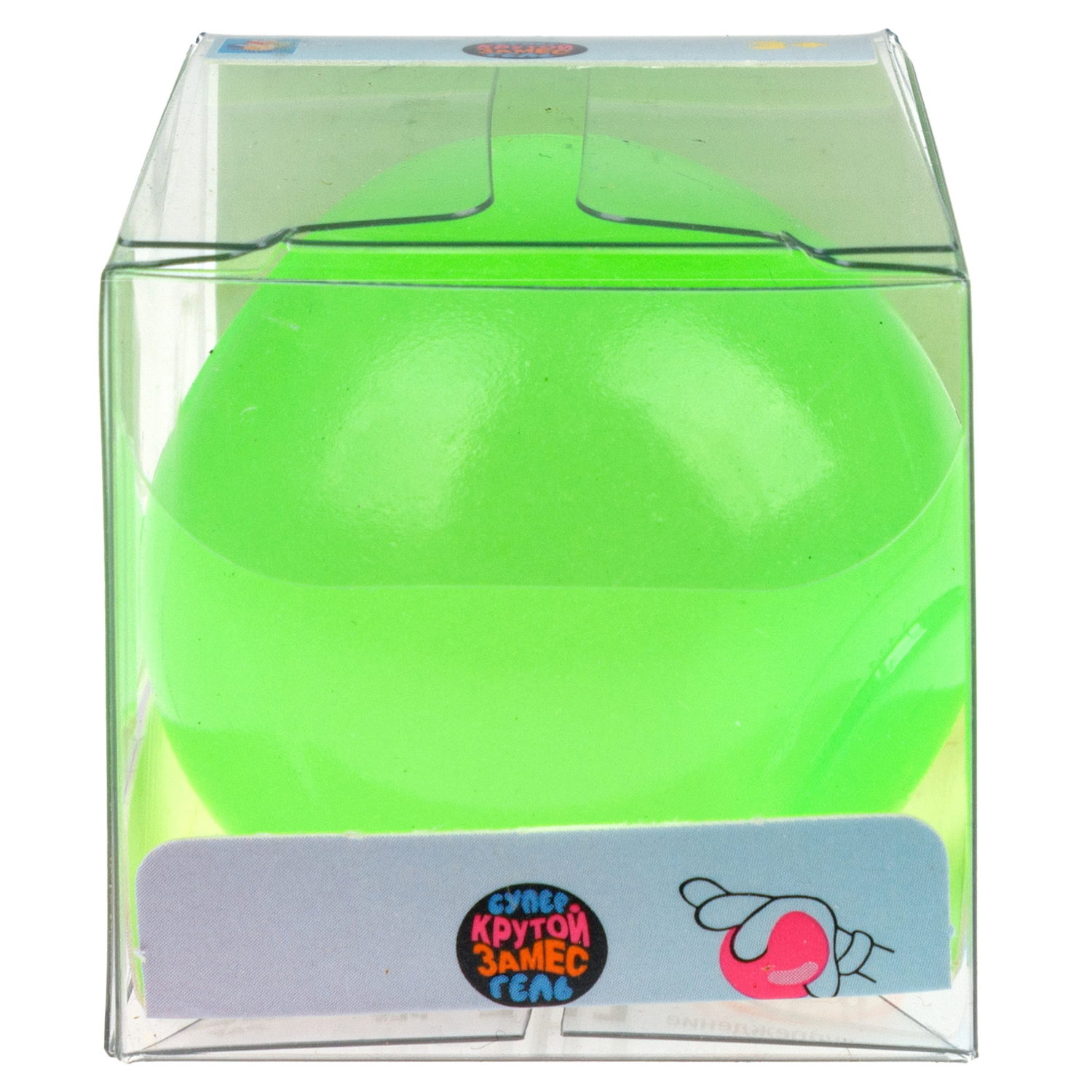 1toy Крутой замес Супергель шар матовый, 6 цветов в ассортименте, 4 см