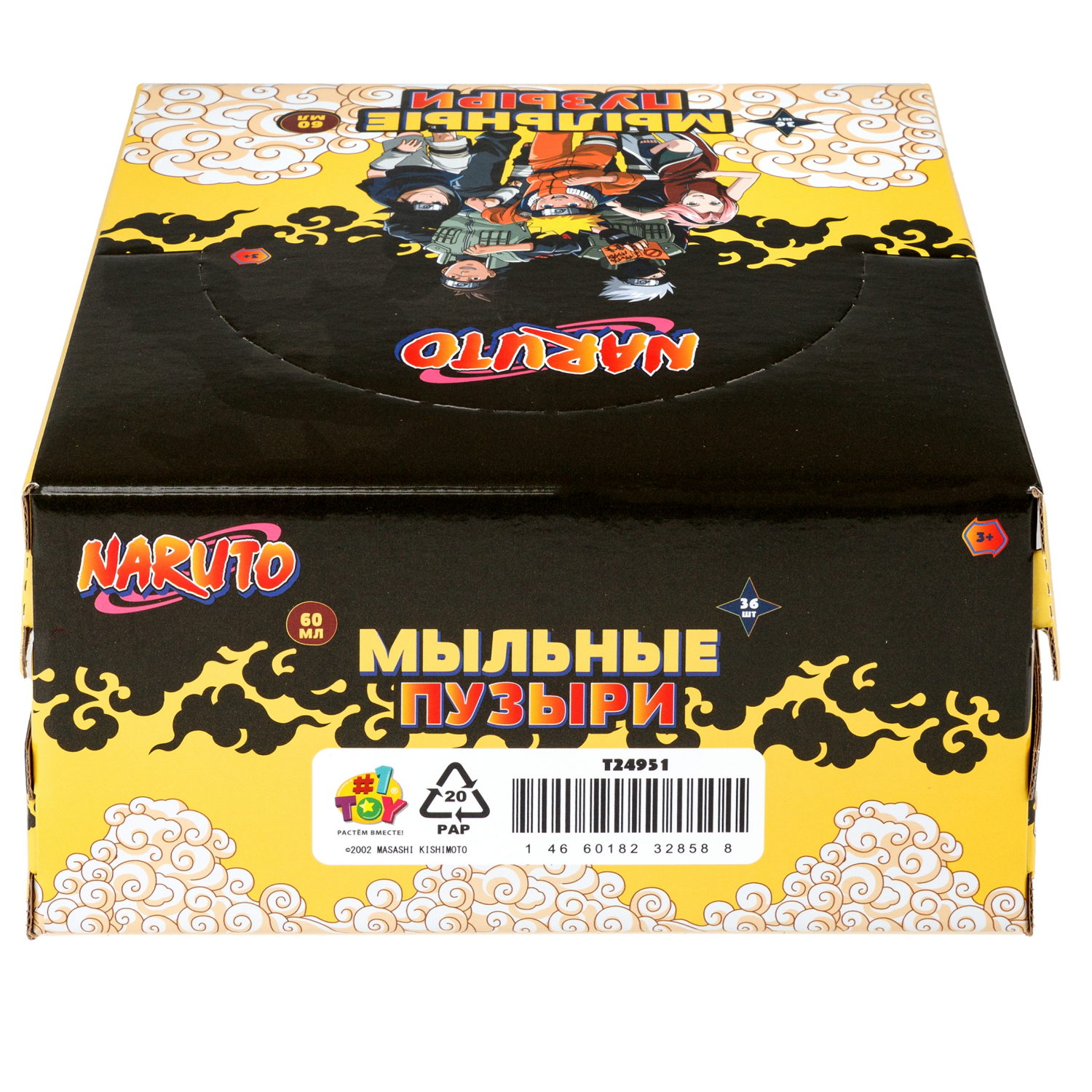 Наруто, мыл. пуз., 60 мл, 36 шт в д/б (23,5*23,5*11,5)