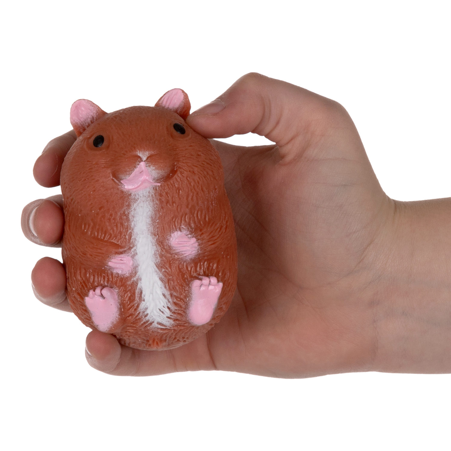 Игрушка-антистресс 1TOY Крутой замес, хомяк, в ассортименте, 7,5х5,5 см