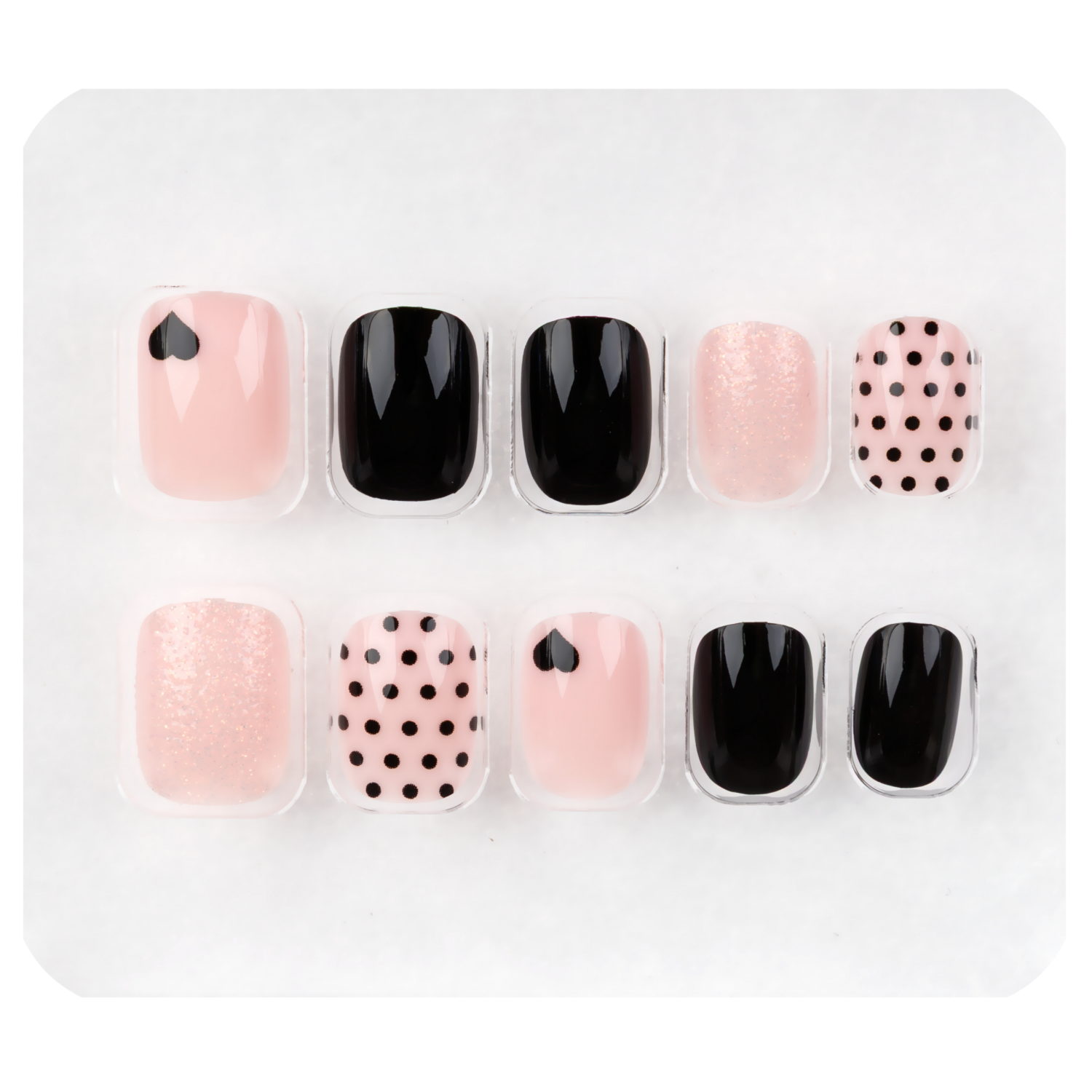 Накладные ногти на клеевой основе Lukky Нэйл-Арт New classic, 10-16 лет