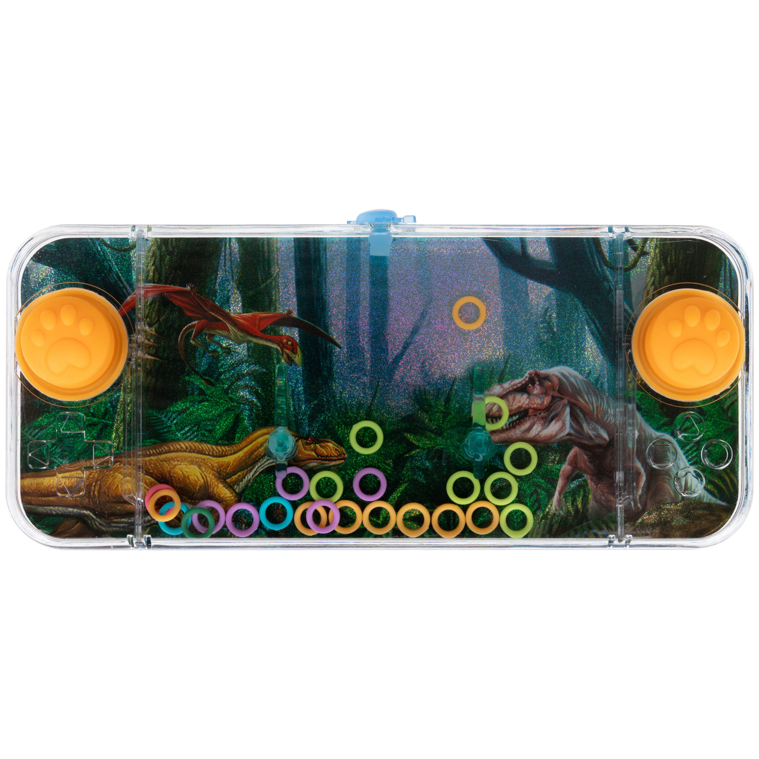 1TOY Игра с водой насади колечки динозавры, 3 вида в ассортименте, 15,5*7*2см