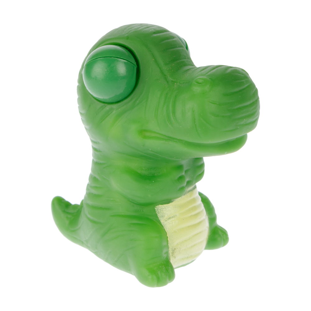 1toy Пучеглаз-антистресс "Динозавры" 4,6х7x7,5 см, зеленый