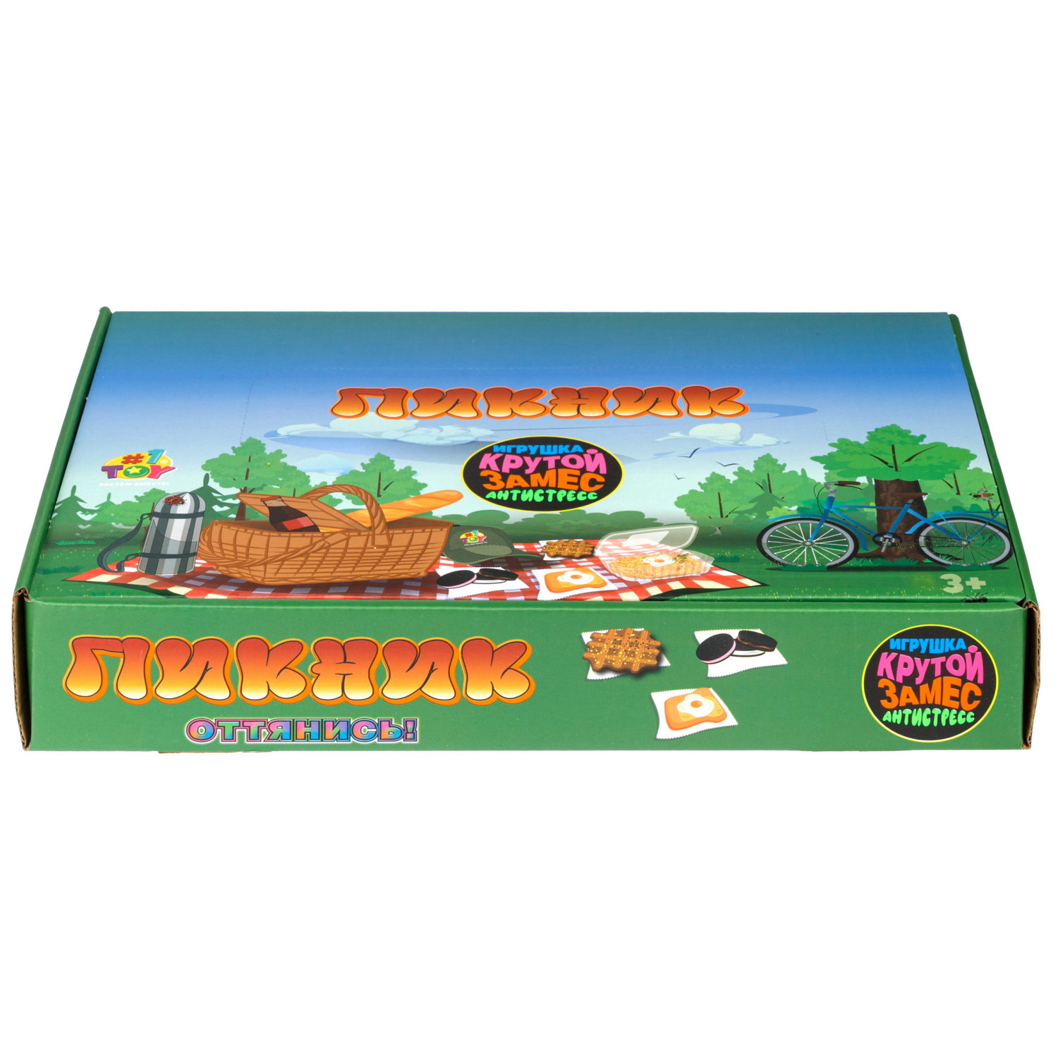 Игрушка-антистресс 1TOY Крутой замес «Пикник», «Венская шоколадная вафля», в ассортименте