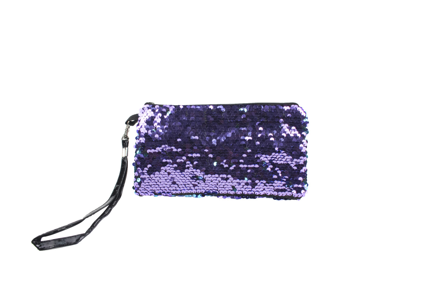 Косметичка LUKKY с пайетками с двух сторон, 3 цвета на выбор