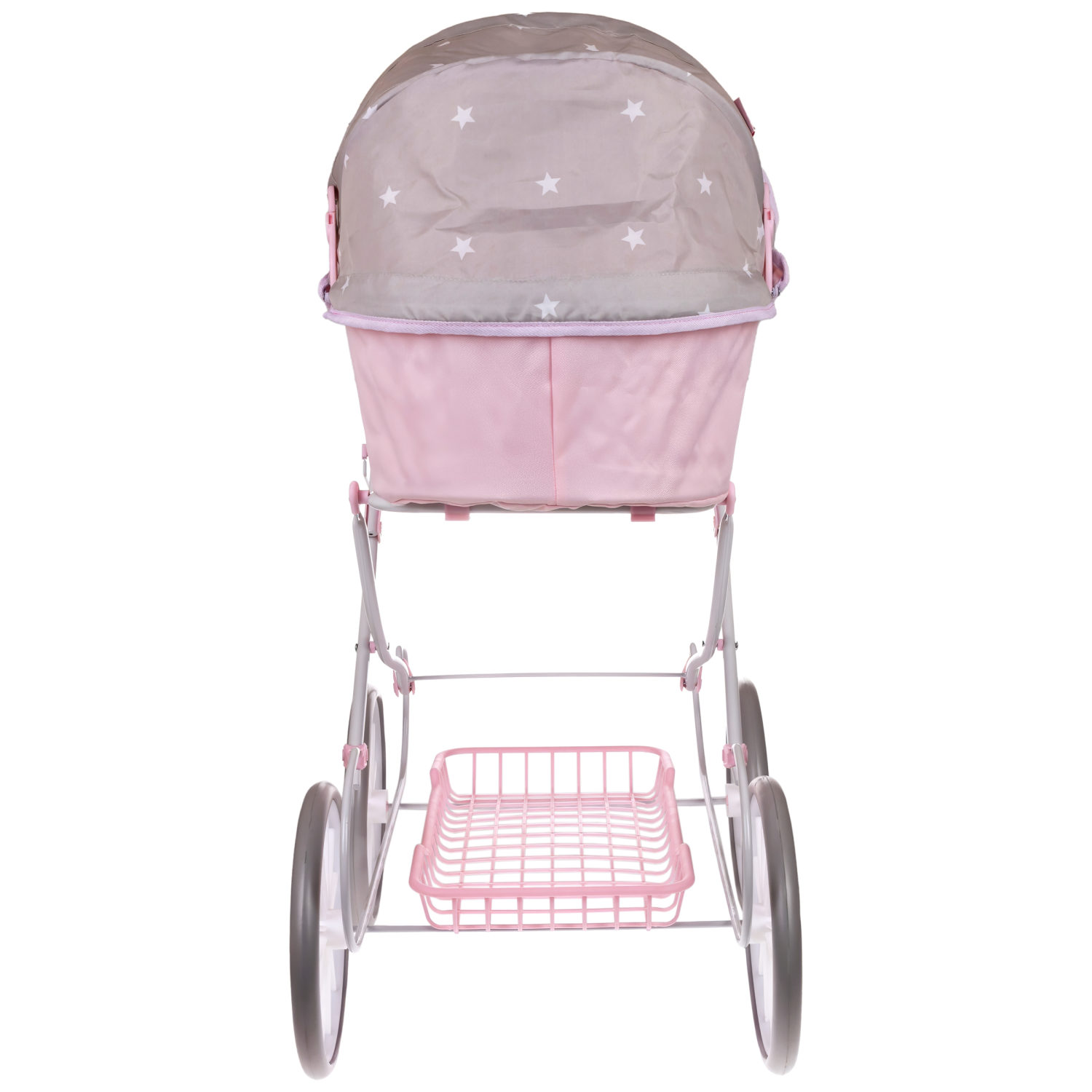 Коляска-люлька для кукол Arias детская, прогулочная, складная, большая, высокая, с сумкой