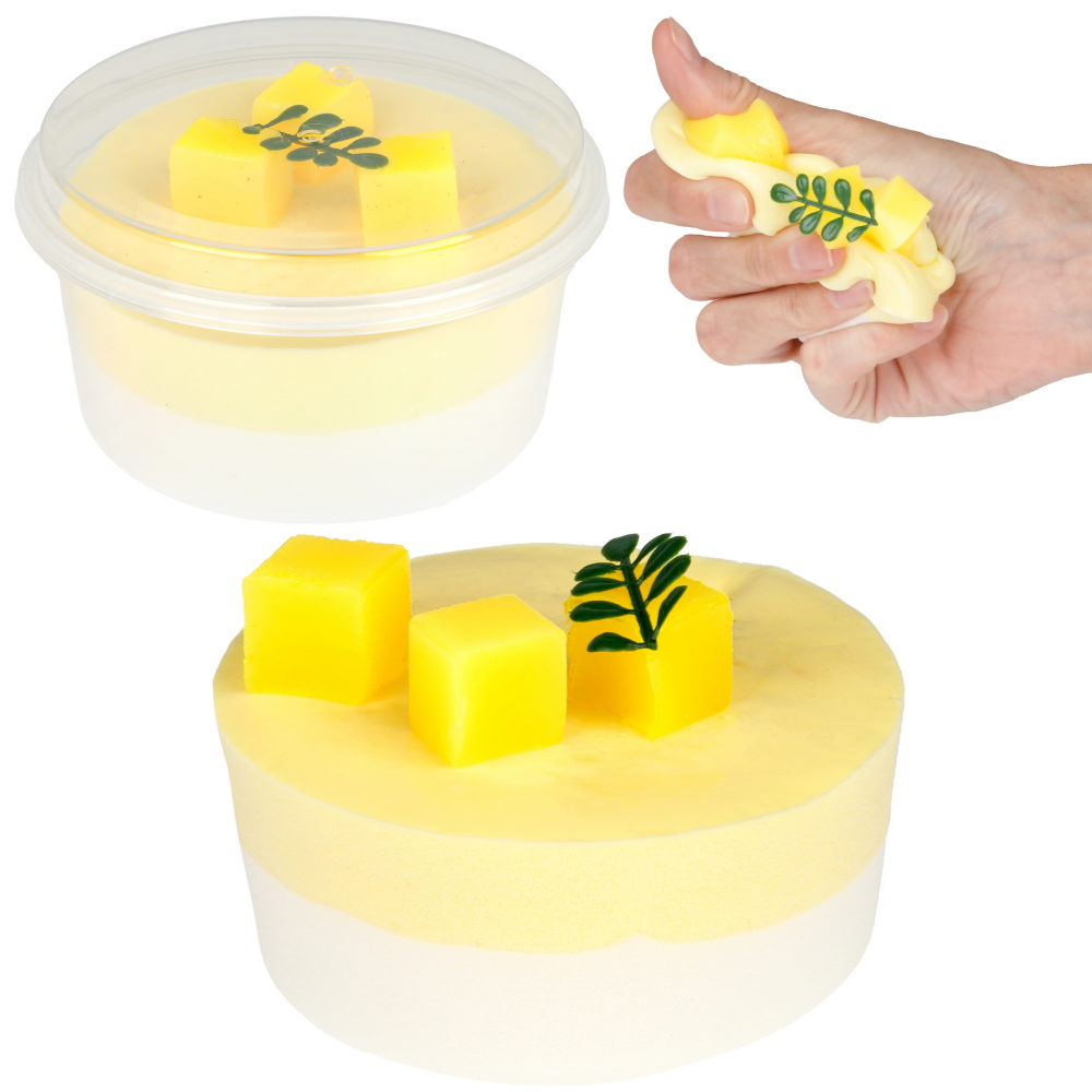 Игрушка-антистресс 1TOY Сквиш, пана-кота, с ароматом, 5,6х9,5 см, в стаканчике