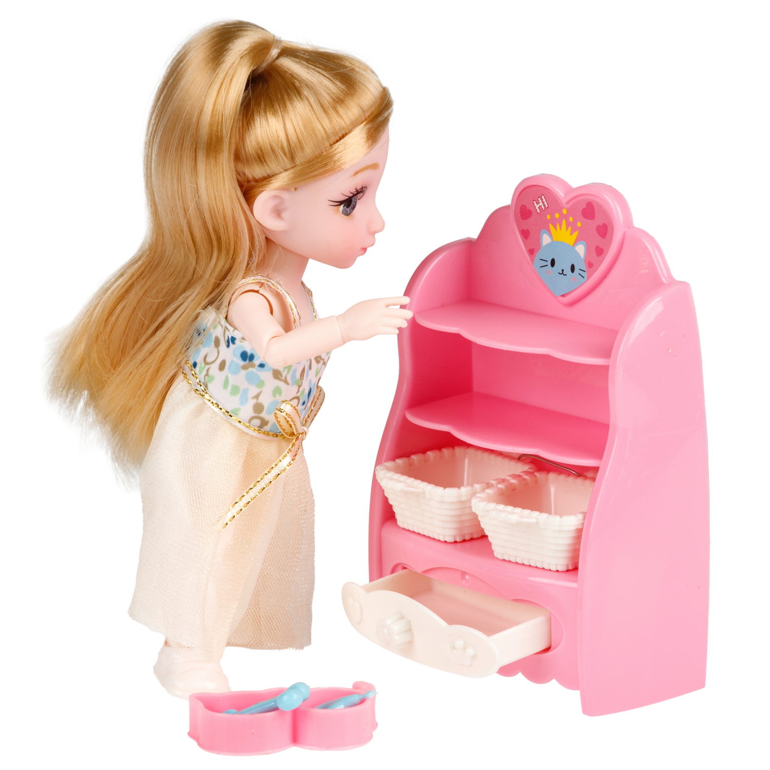 Alisa Kawaii mini, набор "Выставка собак", кукла 15,2 см