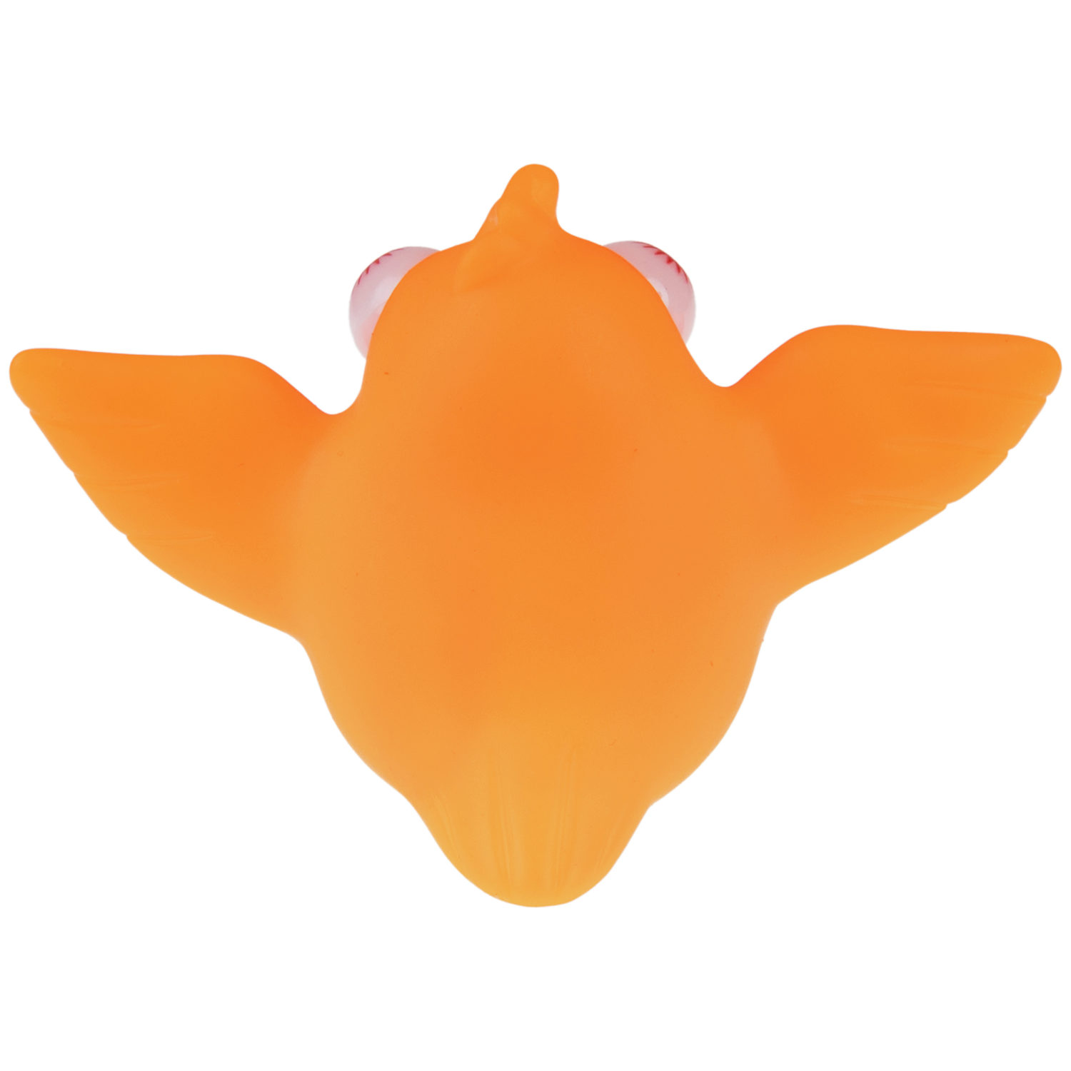 1TOY Пучеглаз-антистресс "Птицы" 7х6x5 см, оранжевый