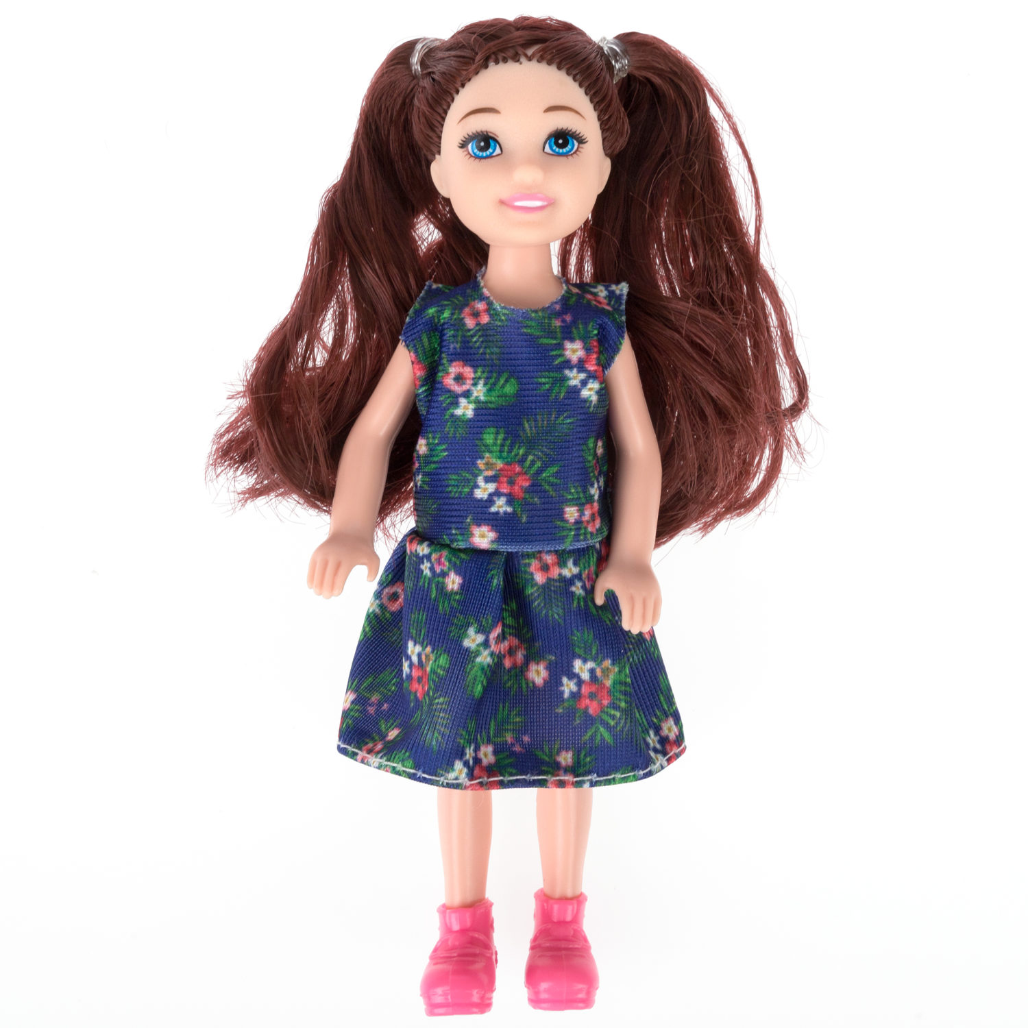 Кукла Alisa Little Love 15,2 см, брюнетка, с садовыми инструментами