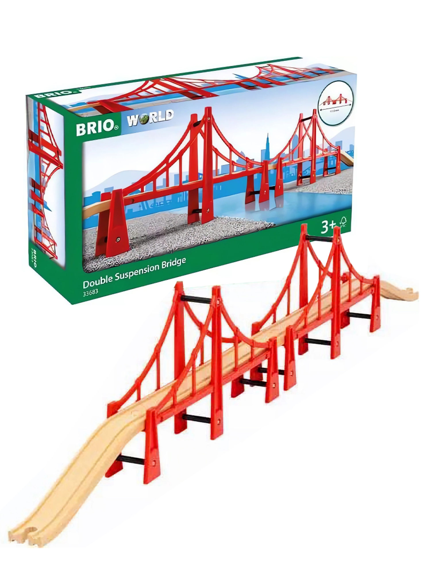 Подвесной мост BRIO, для деревянной железной дороги