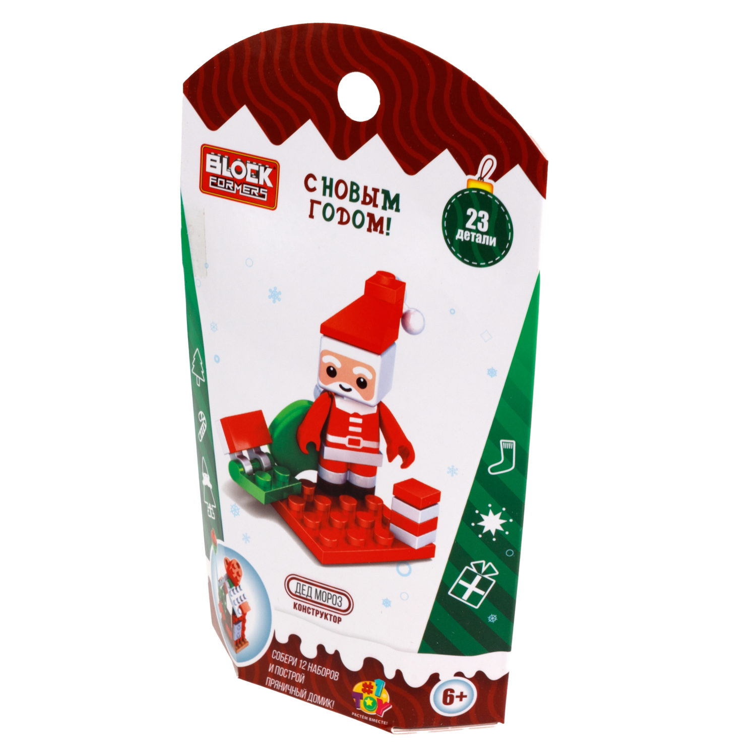 1Toy конструктор Blockformers "Новый год", 12 видов в ассортименте