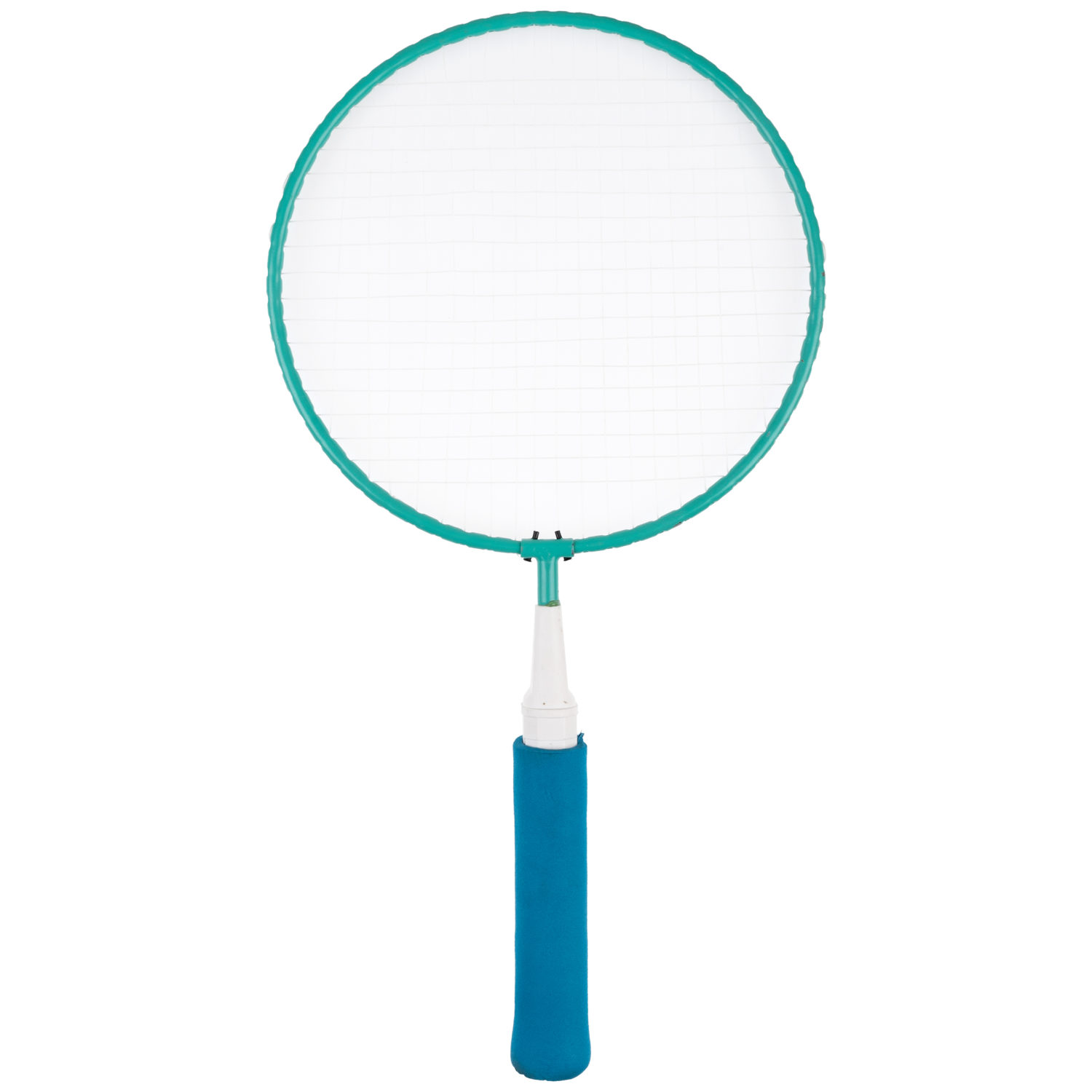 Бадминтон 1TOY 2 ракетки с мягкими ручками, 1 волан, голубой