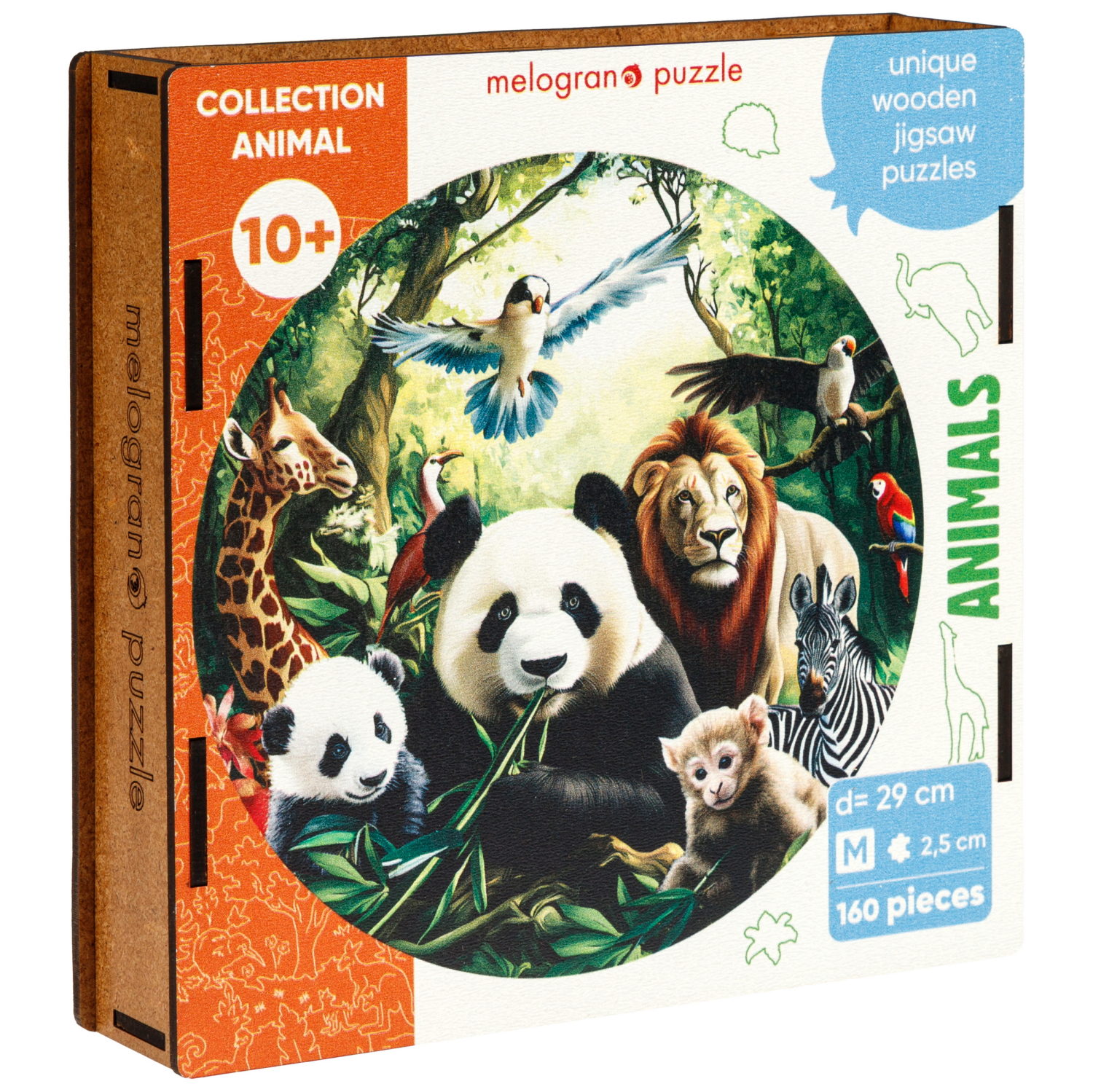 Пазлы Collection Animals Животные, 160 деталей