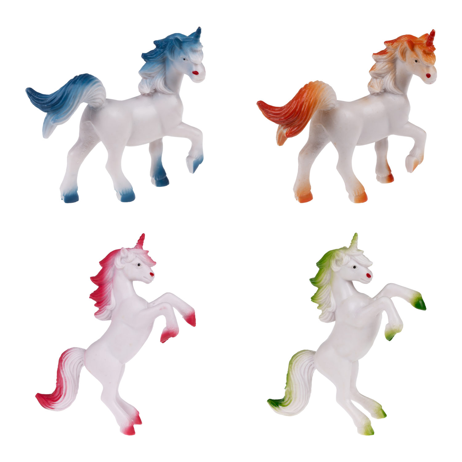 Фигурки единорогов 1TOY "В мире животных", набор 4 штуки